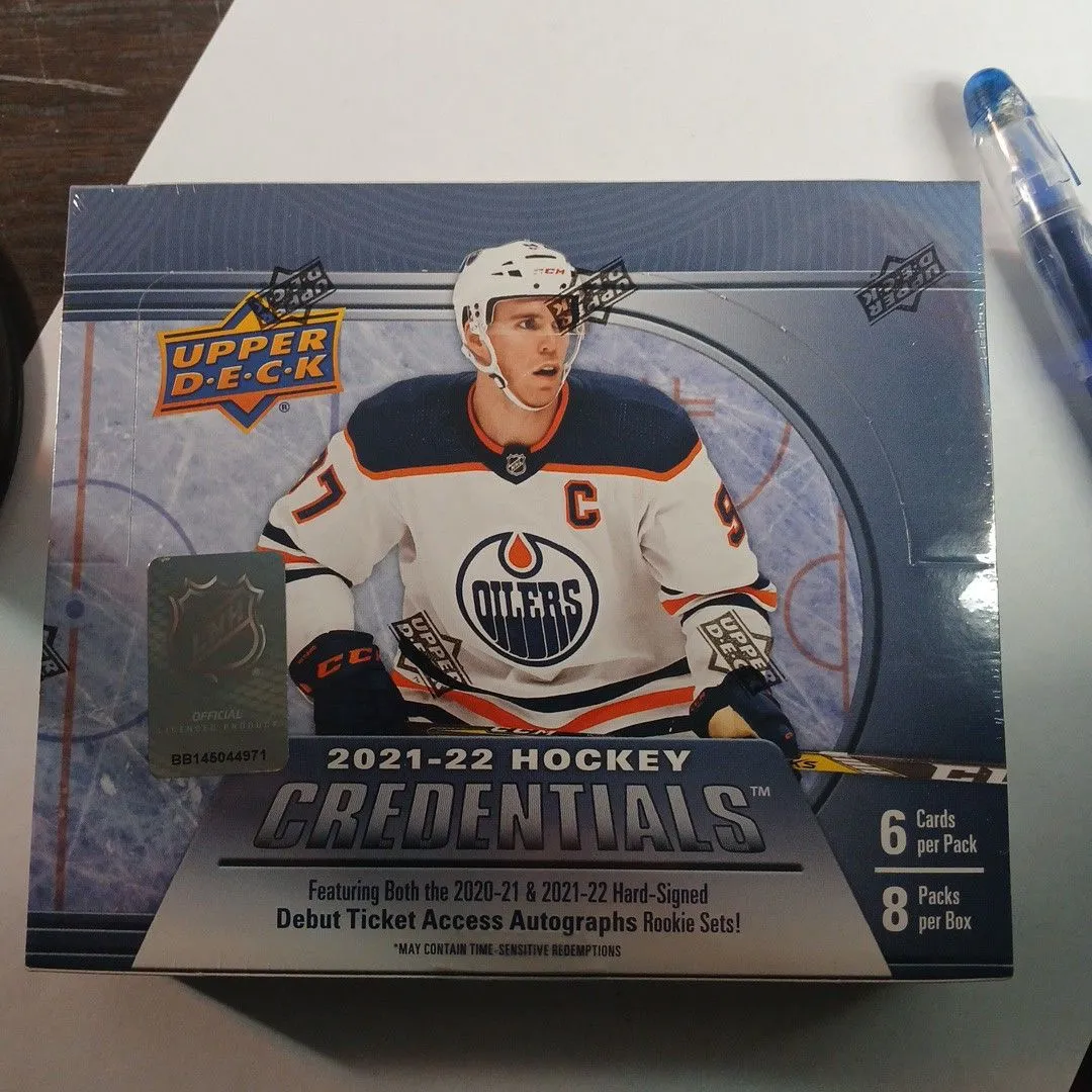 Product image for 21/22 credentials Hobby Ripped and Shipped 