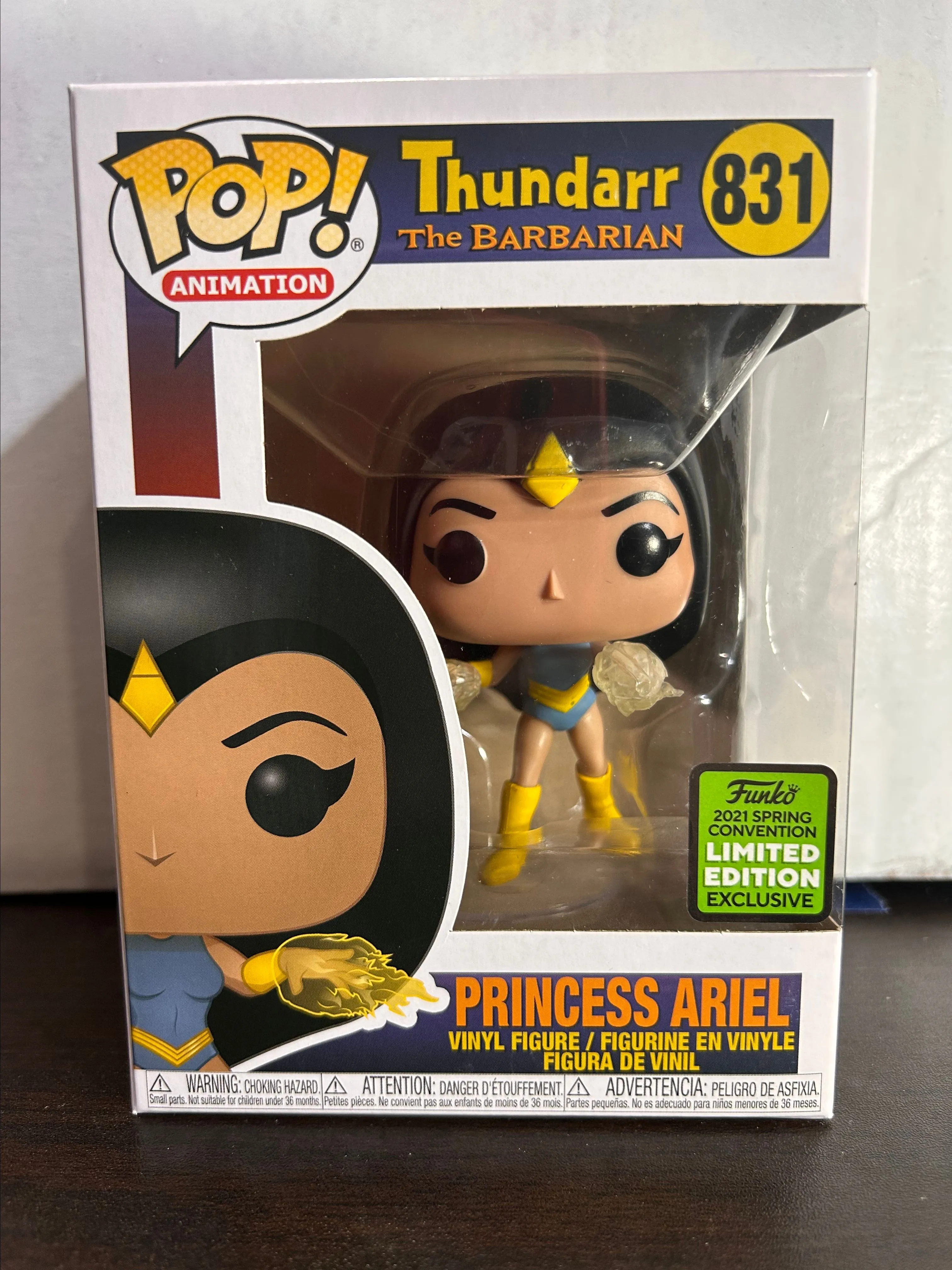 Product image for Princess Ariel 2021 Spring Convention LE Excl Thundarr the Barbarian Vaulted Funko Pop 831 w Prot