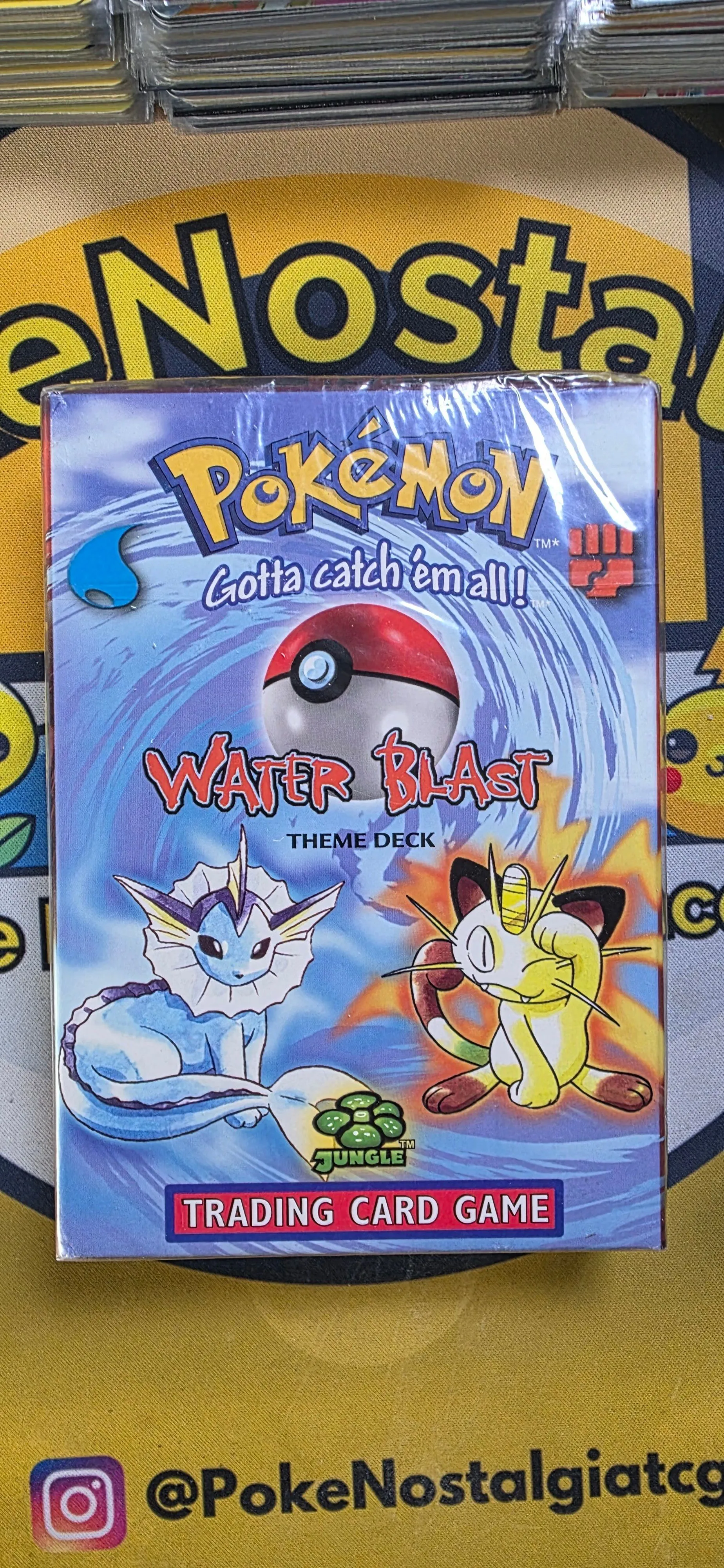 Product image for 1999 WOTC Jungle Water Blast Deck SEALED