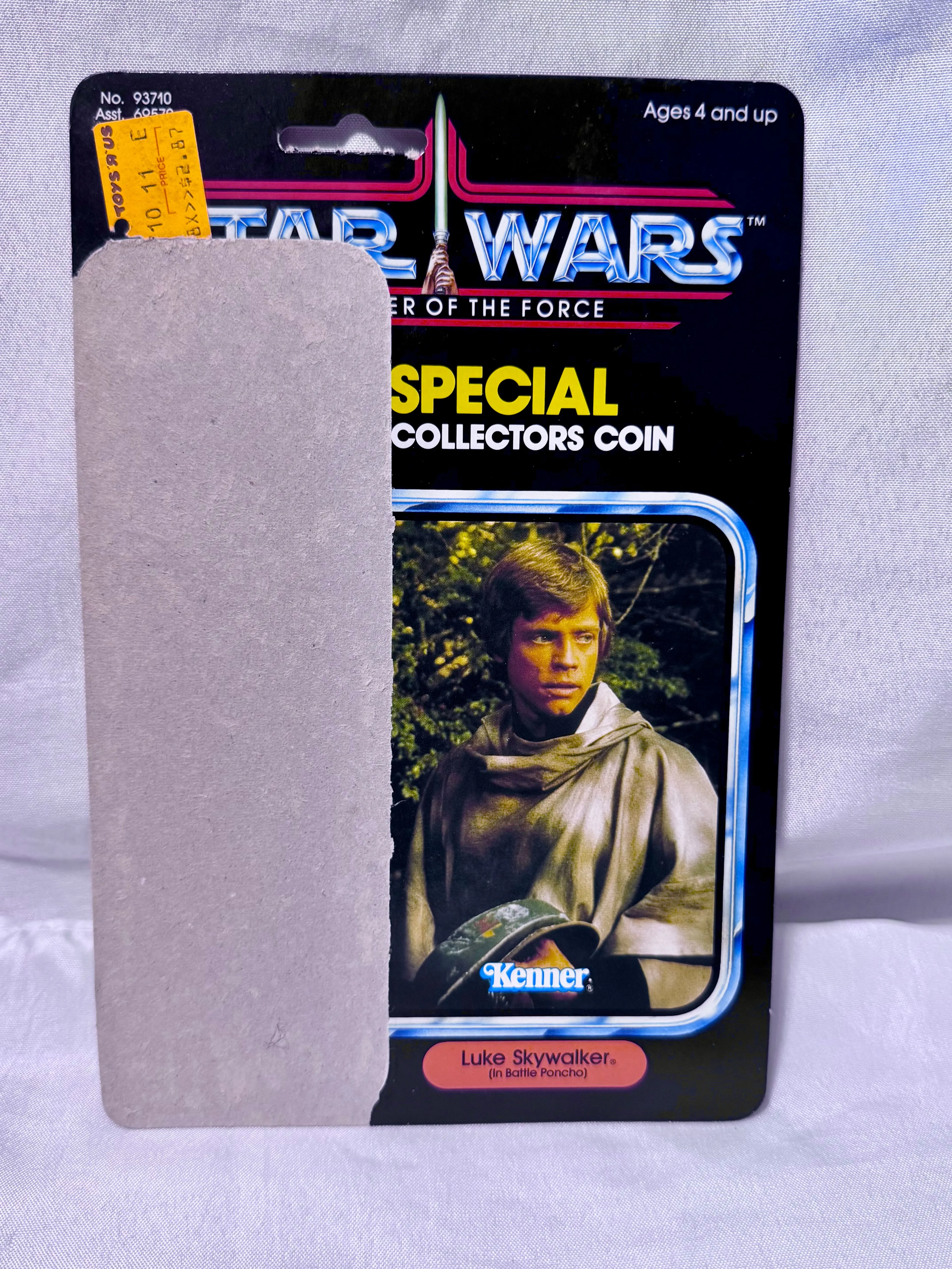 Product image for Star Wars Luke Skywalker (In Battle Poncho) Vinatge Kenner Cradback Kenner Last 17 1984