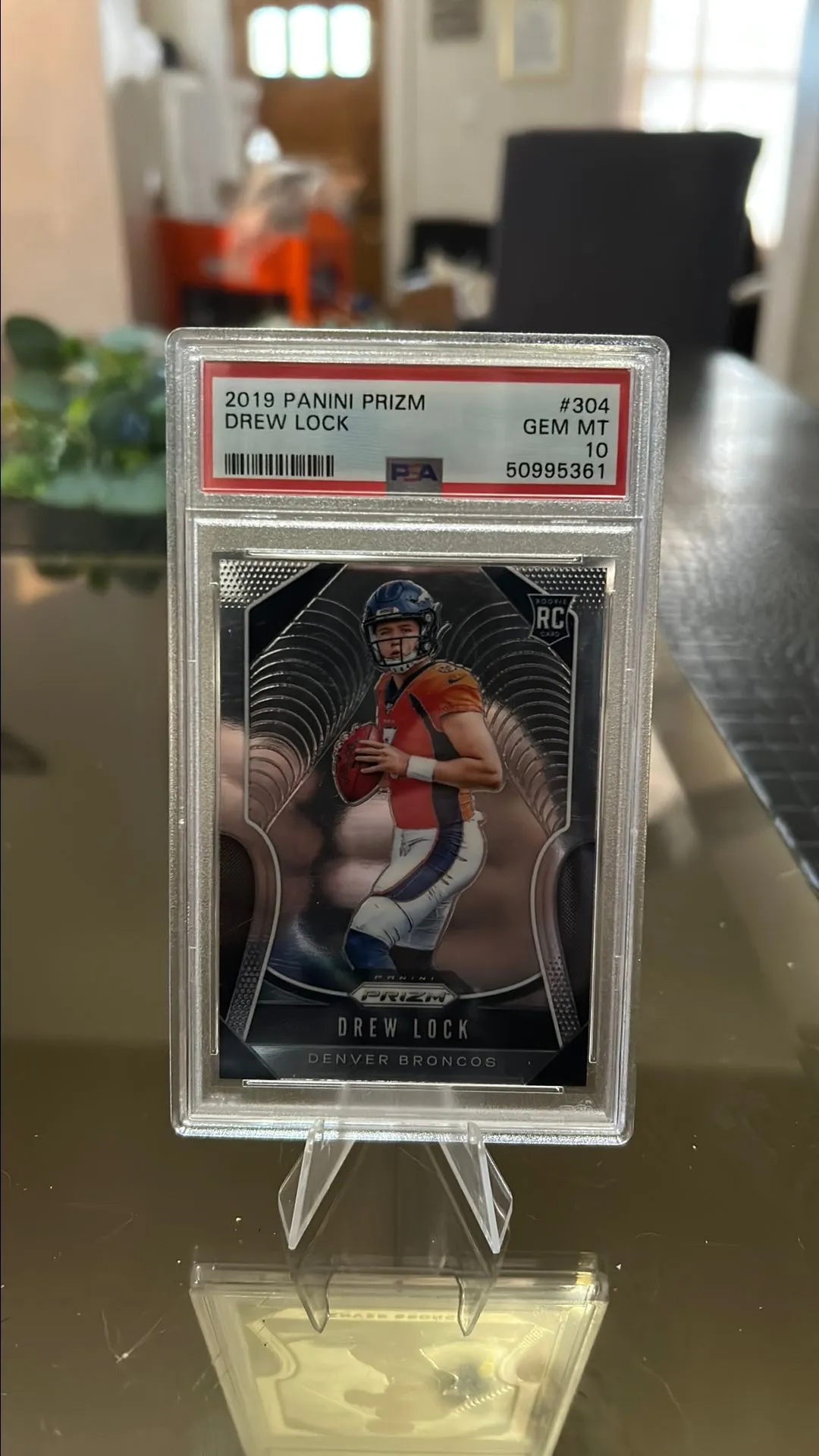 Product image for 2019 Panini Prizm Drew Lock 304  PSA GEM MT 10