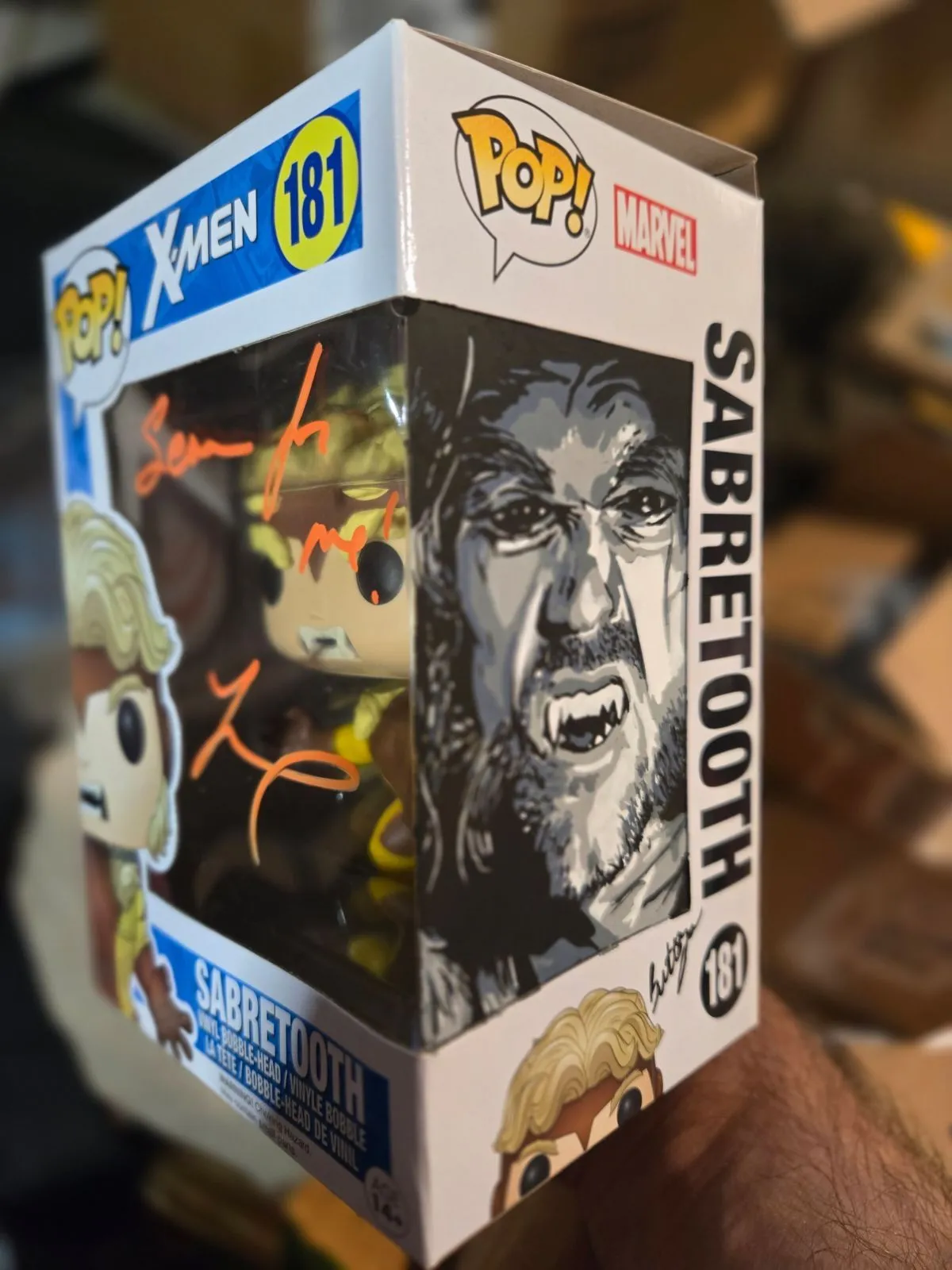 Product image for Sabretooth Pop signed by Tyler Mane