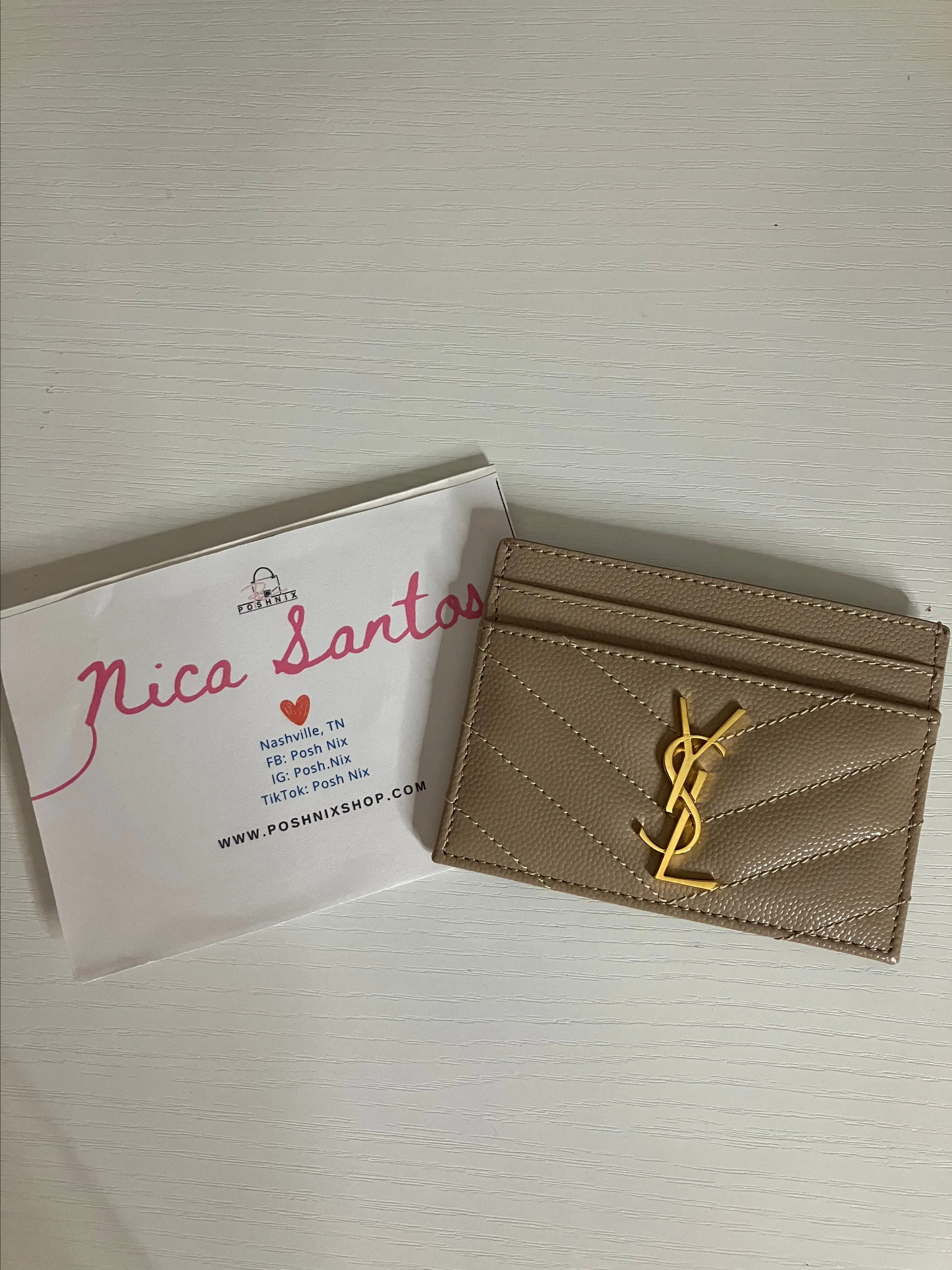 Product image for YSL card case