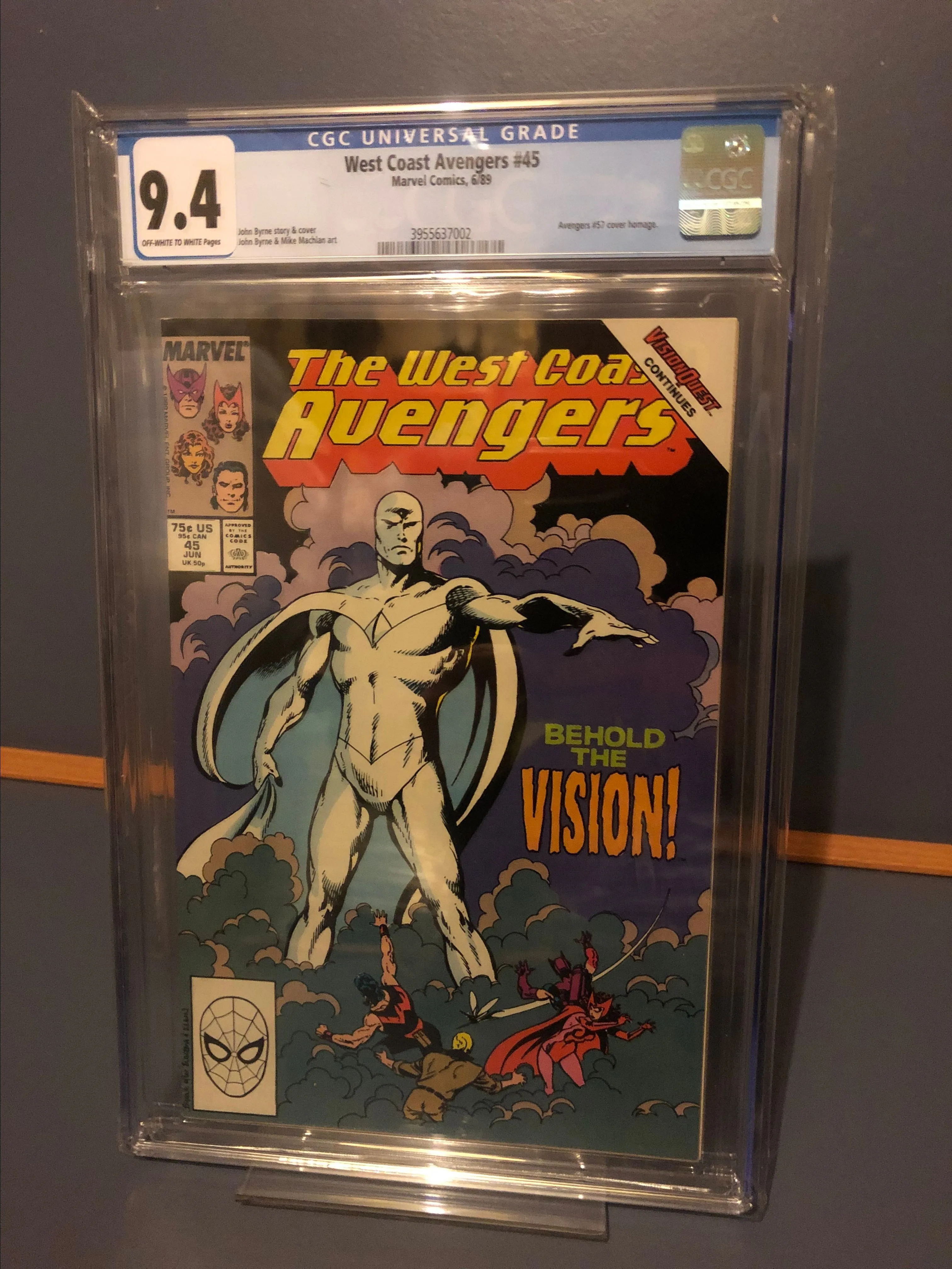 Product image for CGC 9.4 West Coast Avengers #45 1989