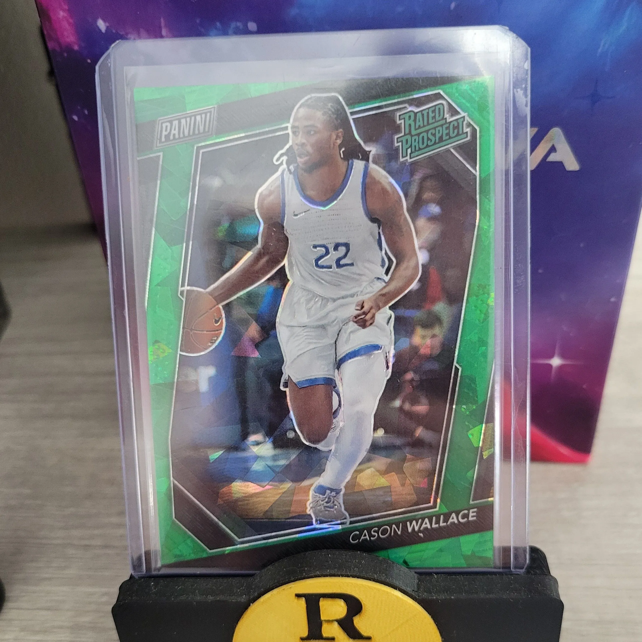 Product image for 2023 National VIP Cason Wallace Rookie Green Cracked Ice #/99