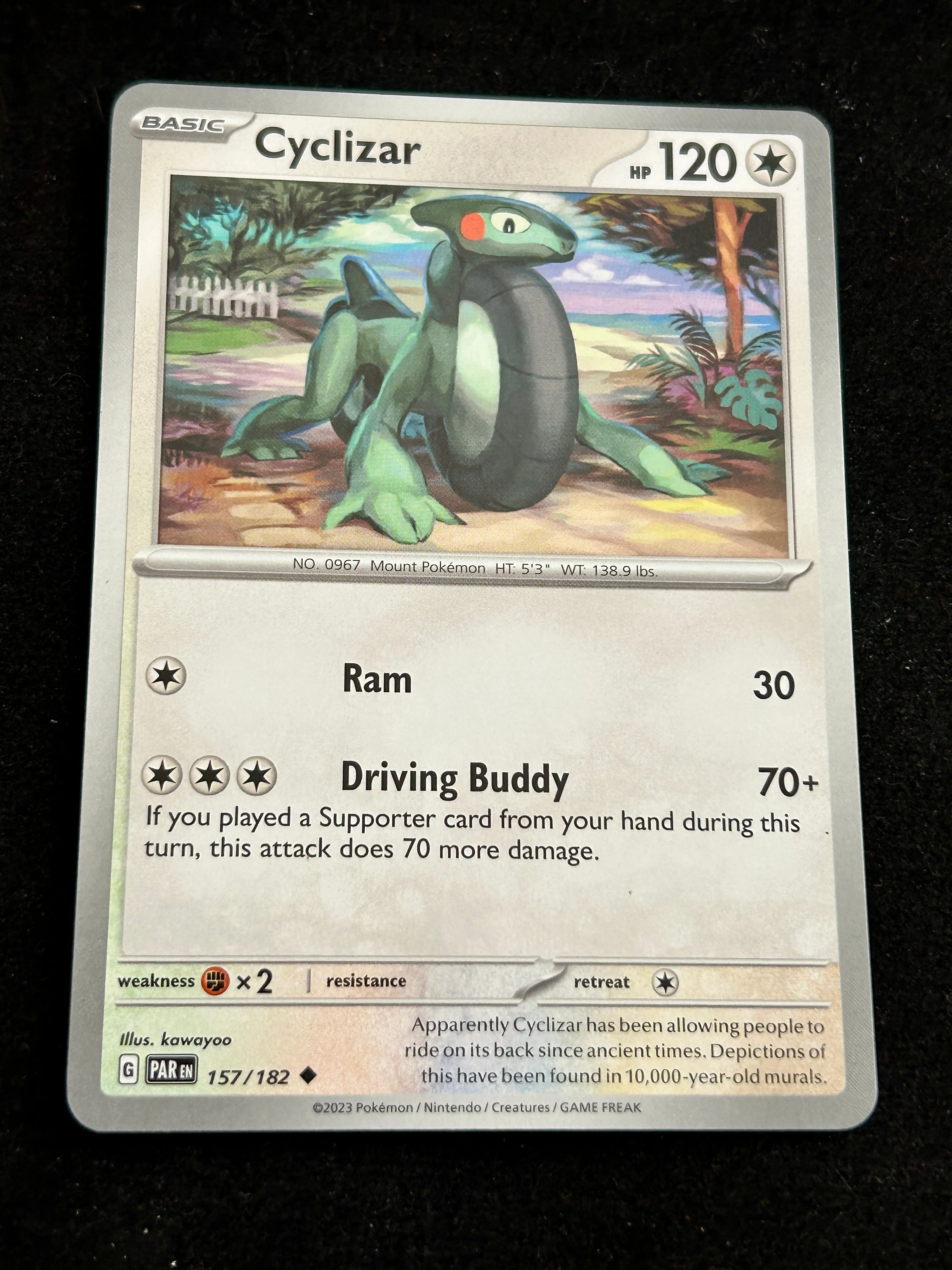Product image for TCG - Cyclizar #157 Pokemon Paradox Rift