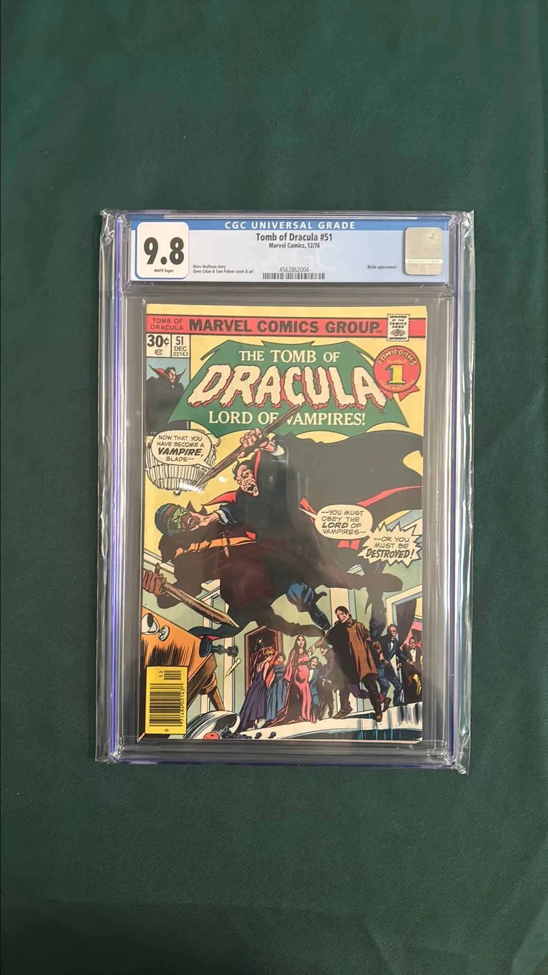 Product image for Tomb of Dracula #51 CGC 9.8
