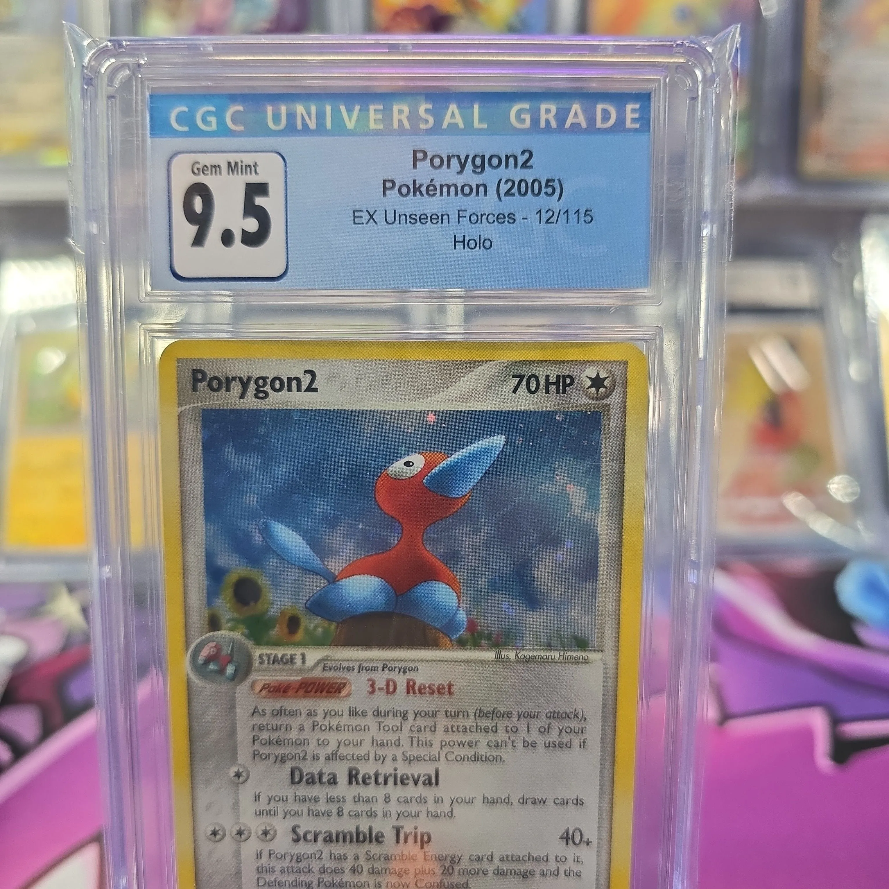 porygon2 pokemon card Pokemon XY Ancient Origins Card - PORYGON 2 65/98 REV HOLO main image 0