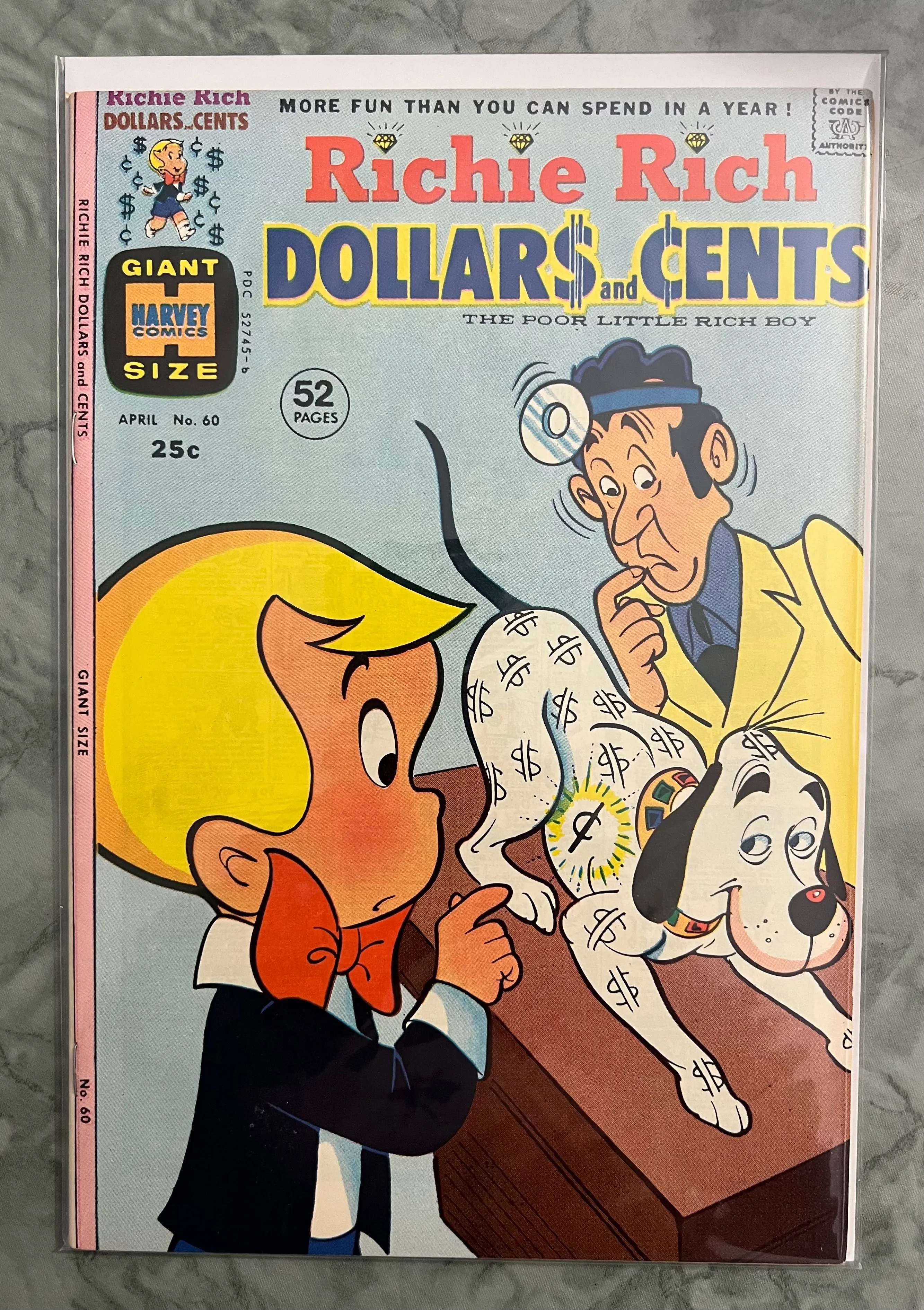 Product image for RICHIE RICH DOLLARS SND CENTS 60 HARVEY 1974