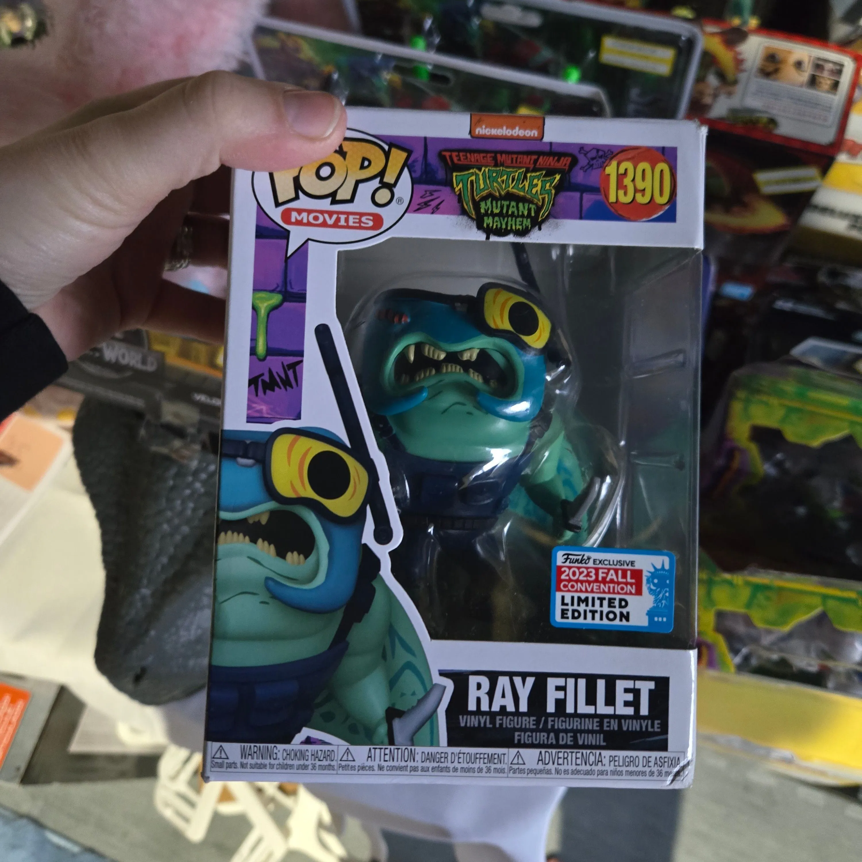 Product image for Pop! Movies TMNT Ray Fillet Funko New 