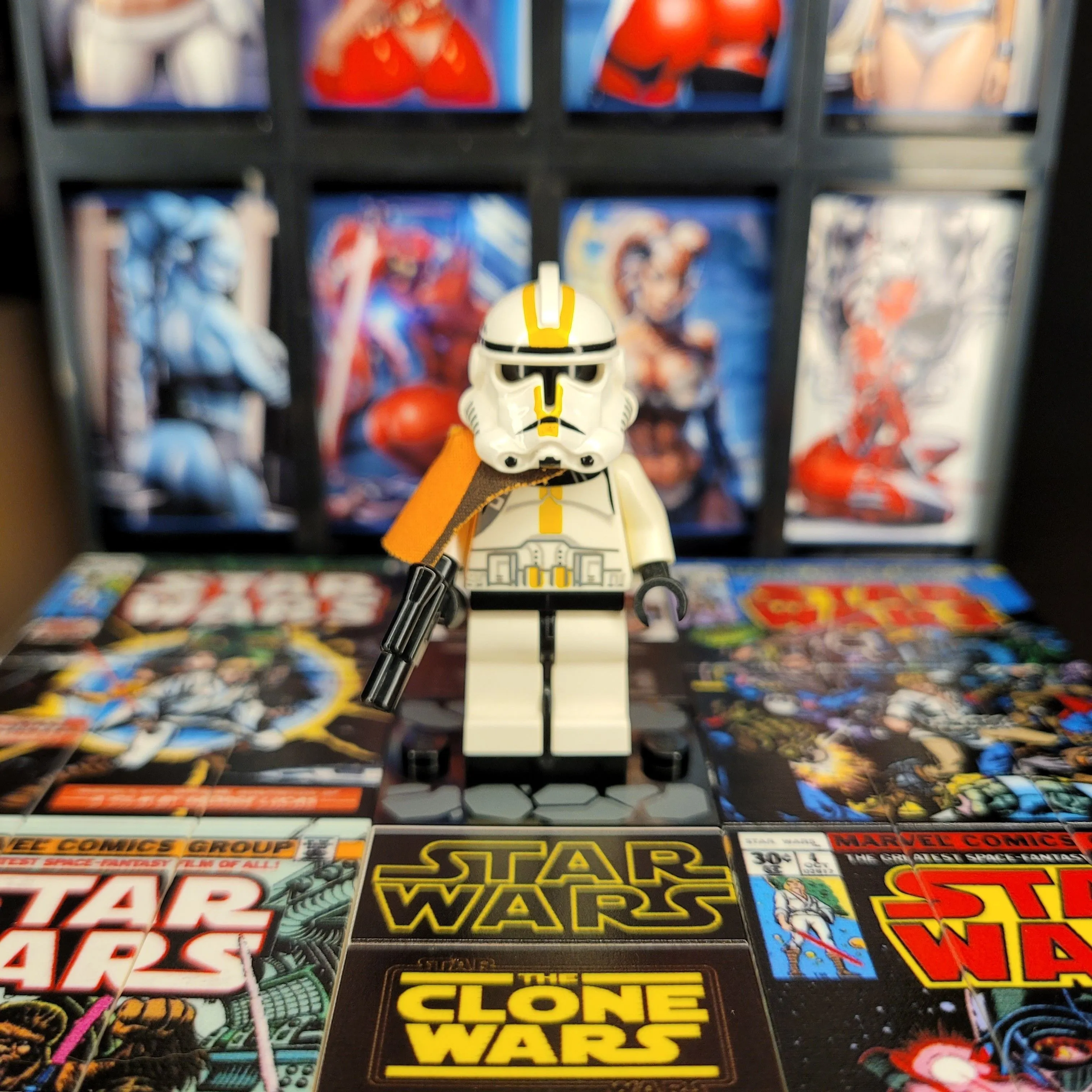Product image for Clone Trooper, 327th Star Corps (P2) - Orange Cloth Pauldron