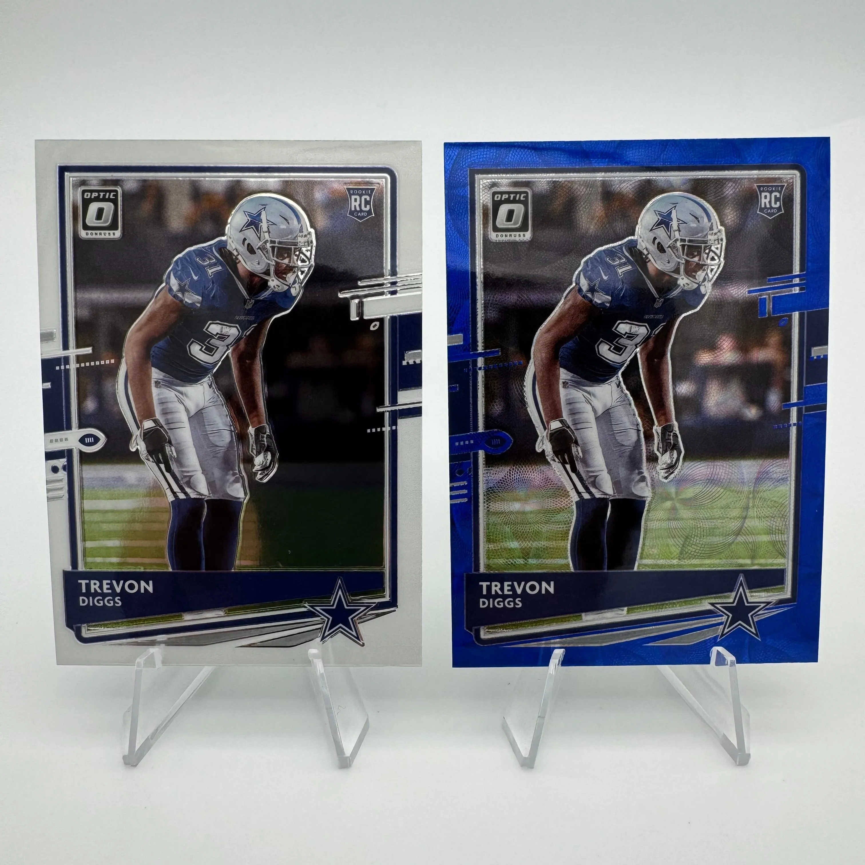 Product image for Trevon Diggs 2020 Panini Optic RC Blue Scope Prizm