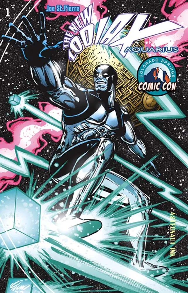 Product image for 009 NEW ZODIAX AQUARIUS #1 COVER “F” Colorado Springs variant by Ian Nichols!