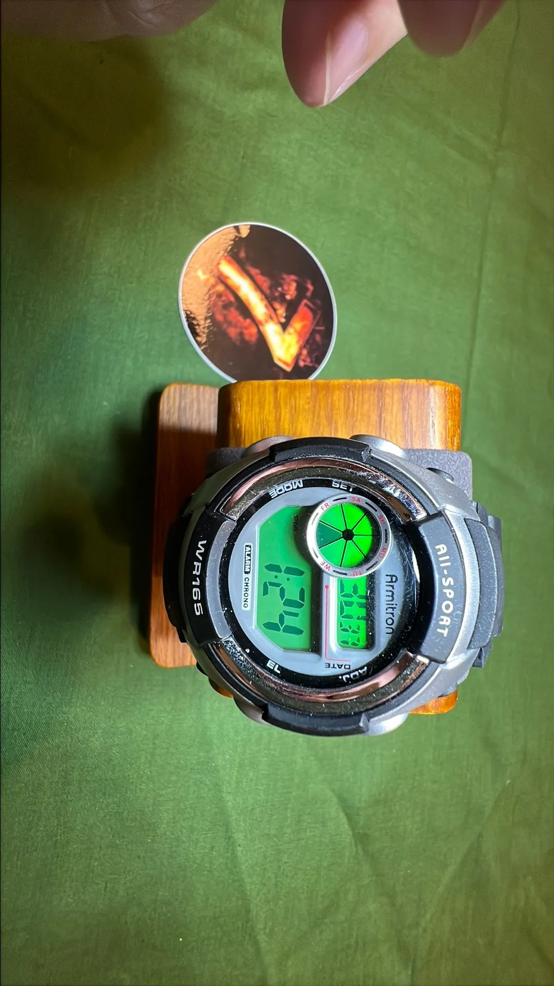 Product image for #80 Armitron WR165 men's digital watch