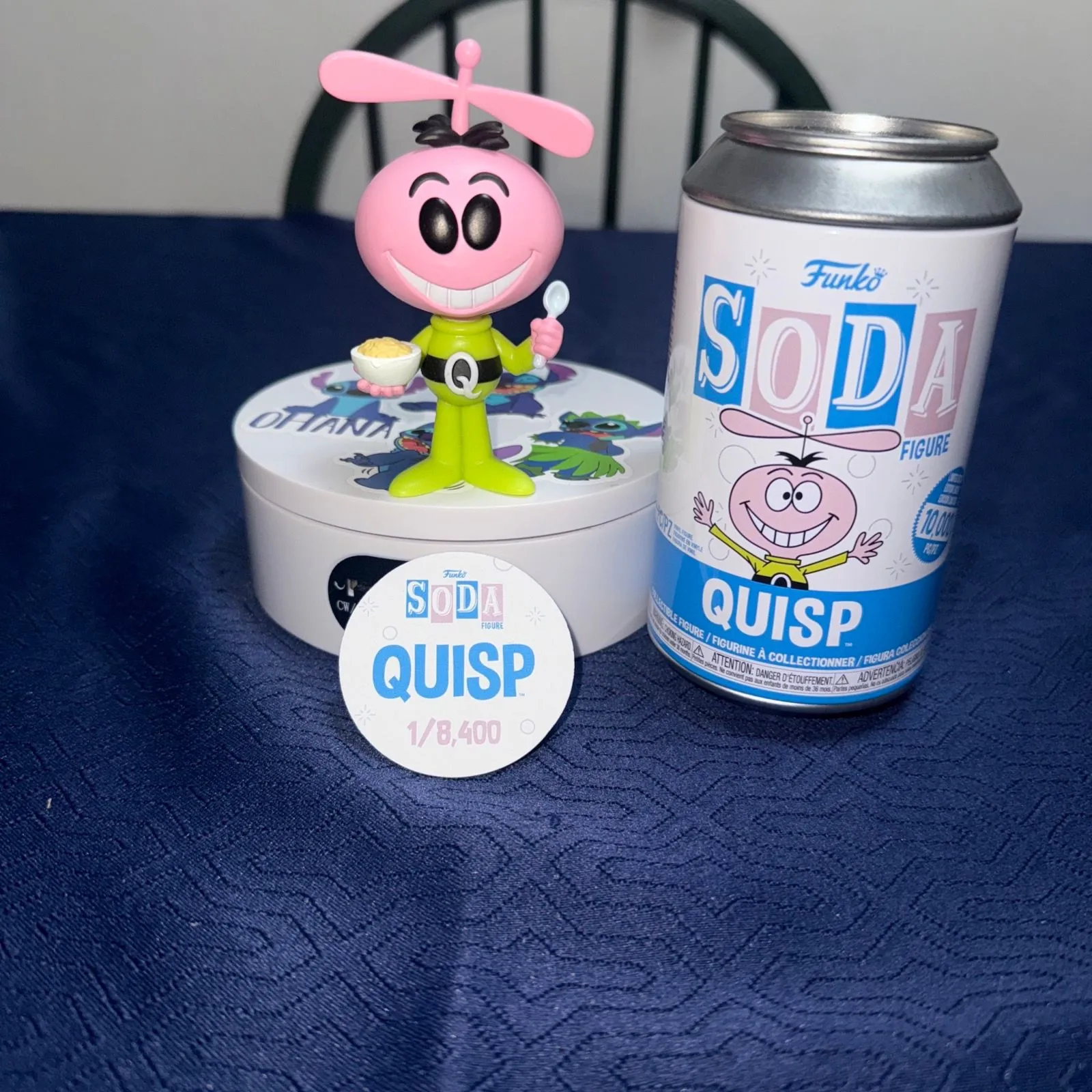 Product image for Funko Soda Quaker Oats Quisp Limited Edtion Cereal Icon Figure (Open Common)