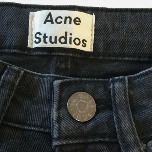 Product image for Acne Studios Women's 26/32 black denim jeans pants