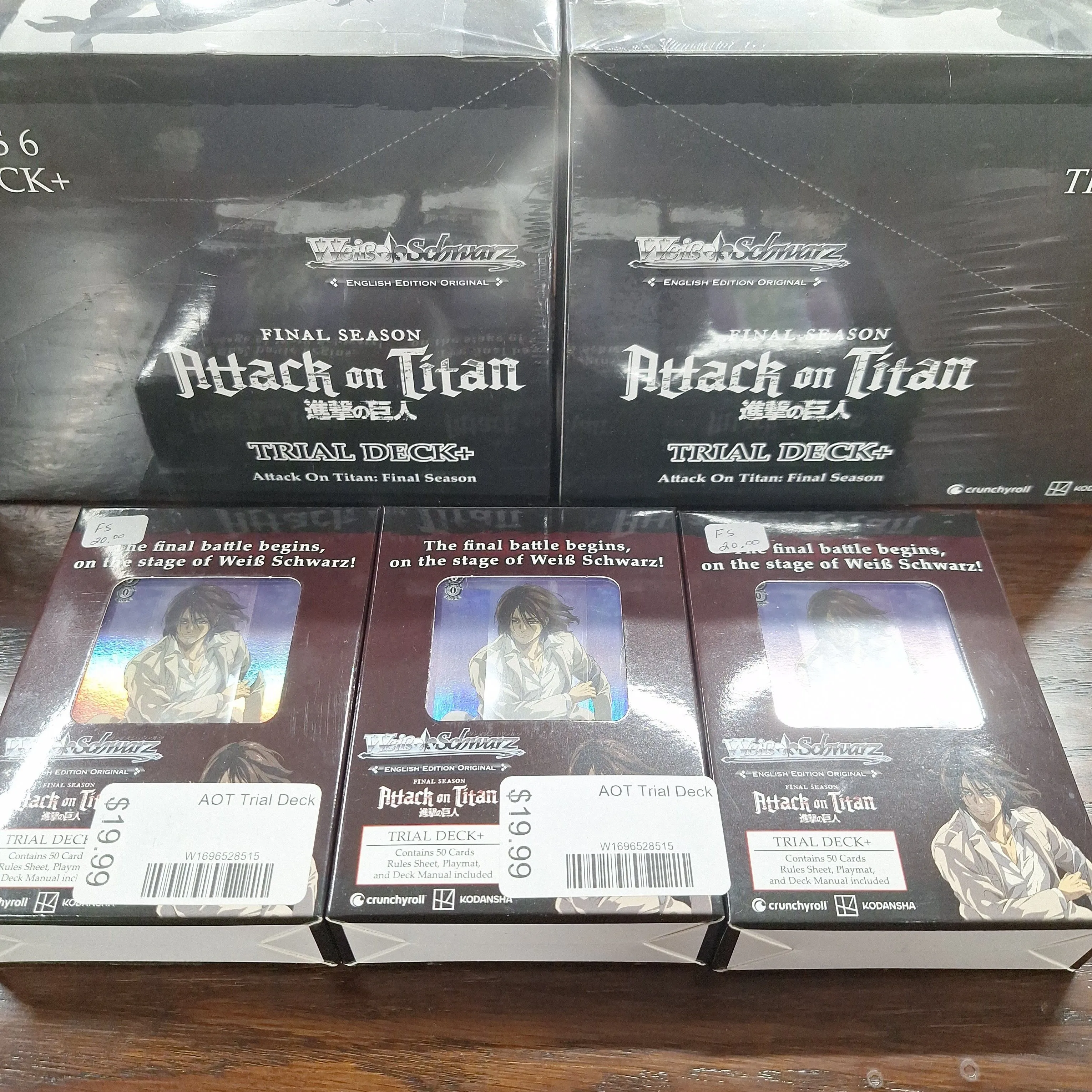Product image for ATTACK ON TITAN FINAL SEASON TRIAL DECK+