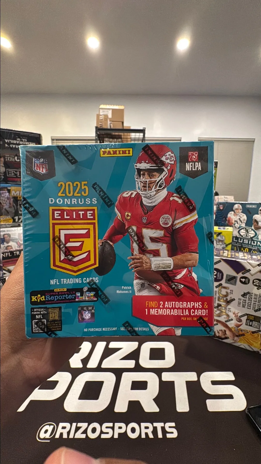 Product image for 2025 nfl elite hobby
