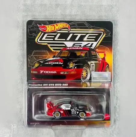 Product image for Hot wheels Elite 64 Advan Porsche 993 GT2