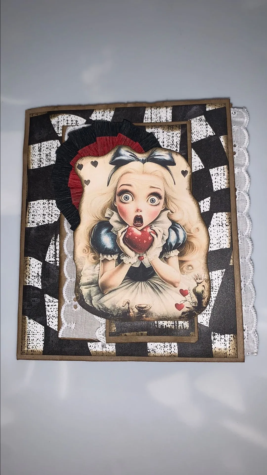 Product image for 00. Alice in Wonderland Pocket Journal Kit Tag Me Tuesday Demo
