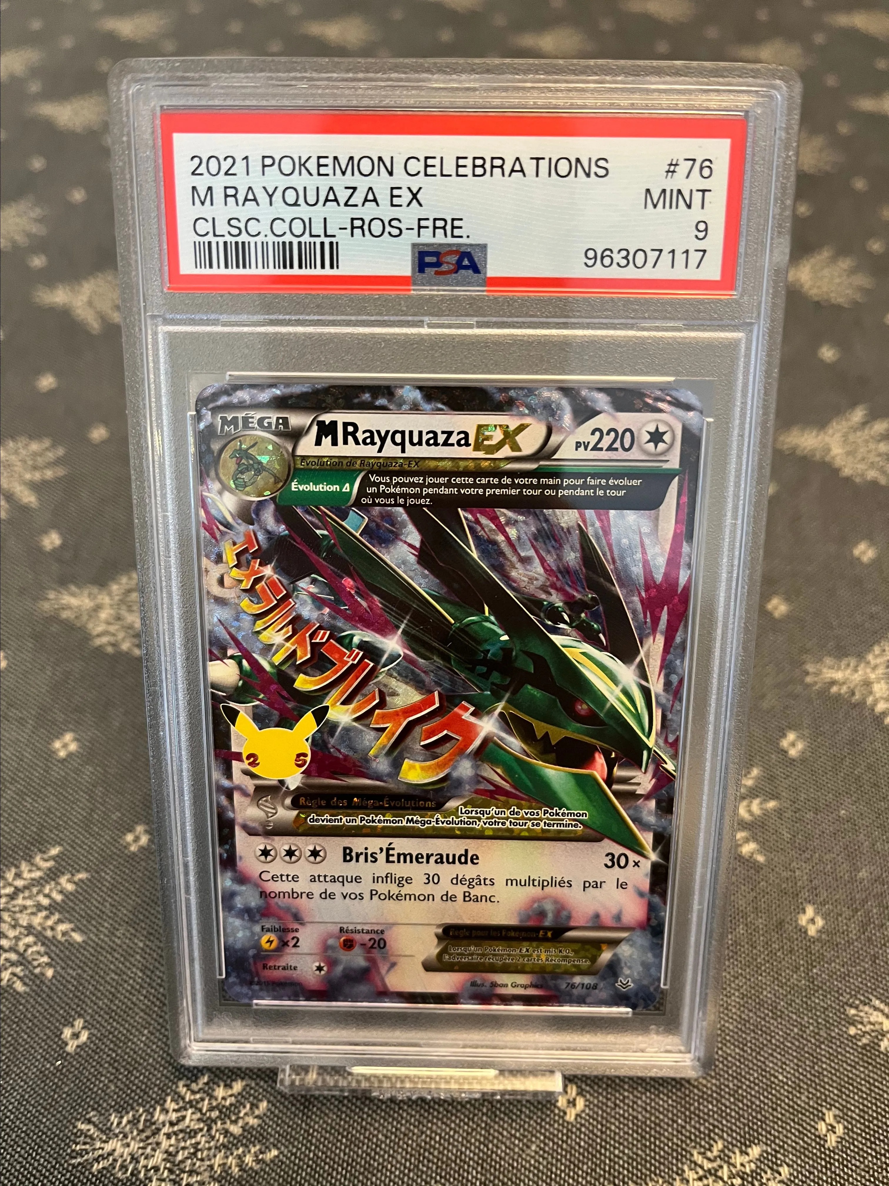 Product image for M rayquaza celebrations psa 9