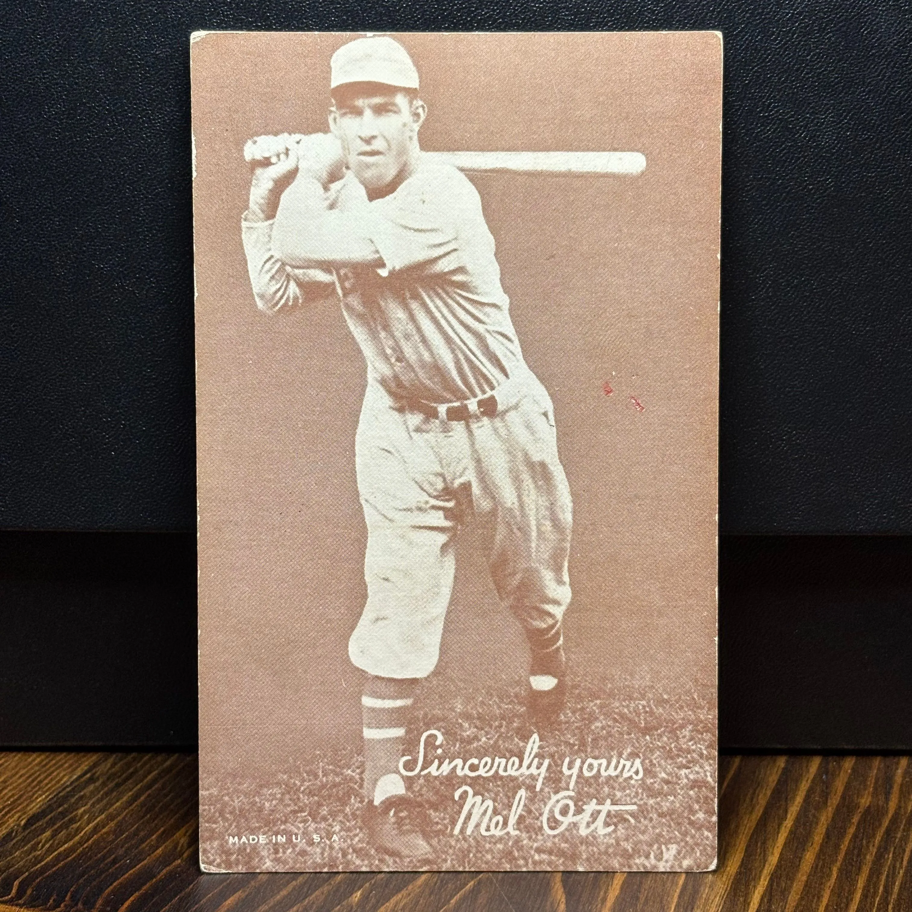 Product image for 1939-46 Exhibits Salutation Mel Ott HOF New York Giants