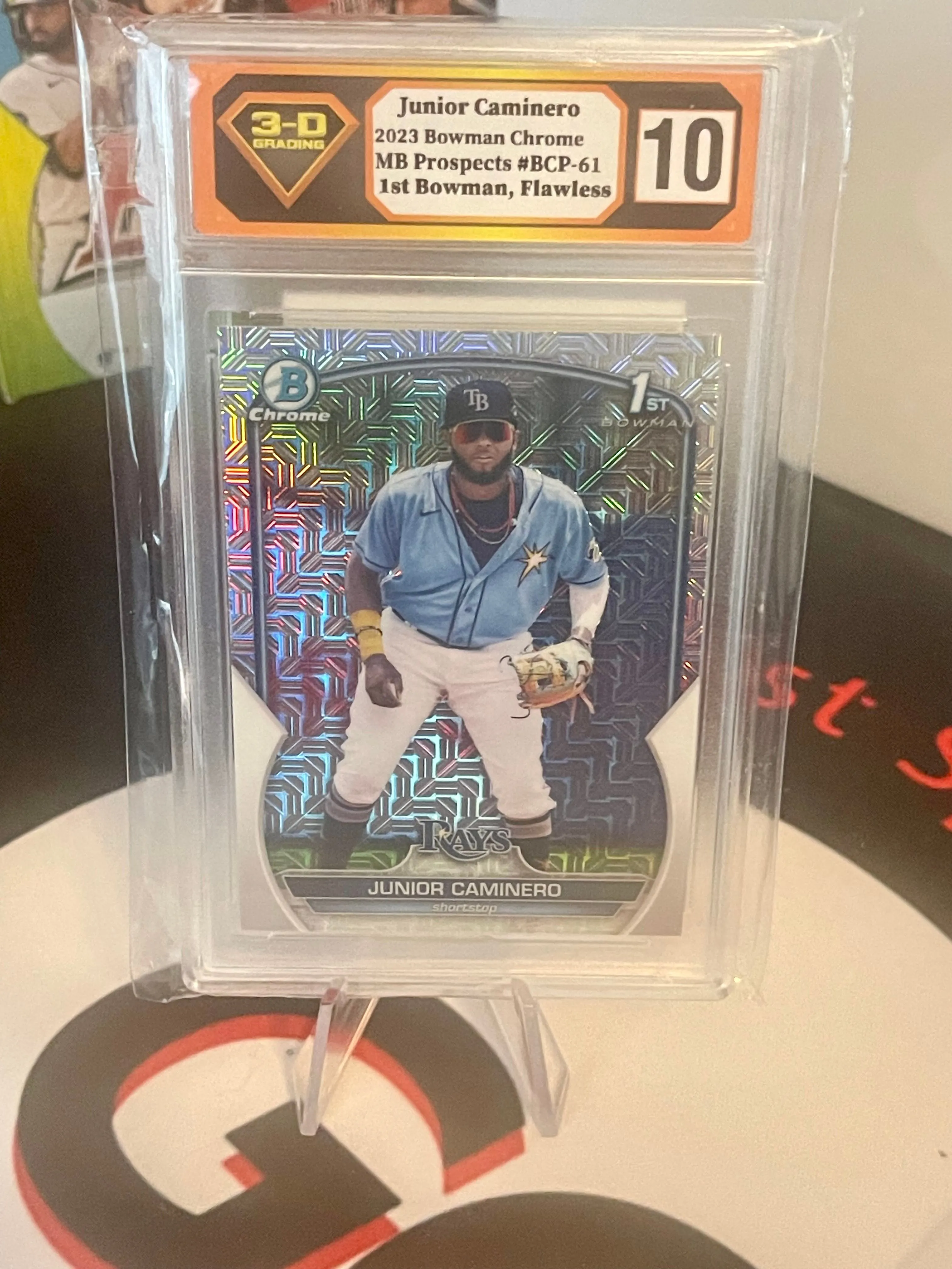 Product image for Junior Caminero Bowman Mojo 1st! Flawless 10!!