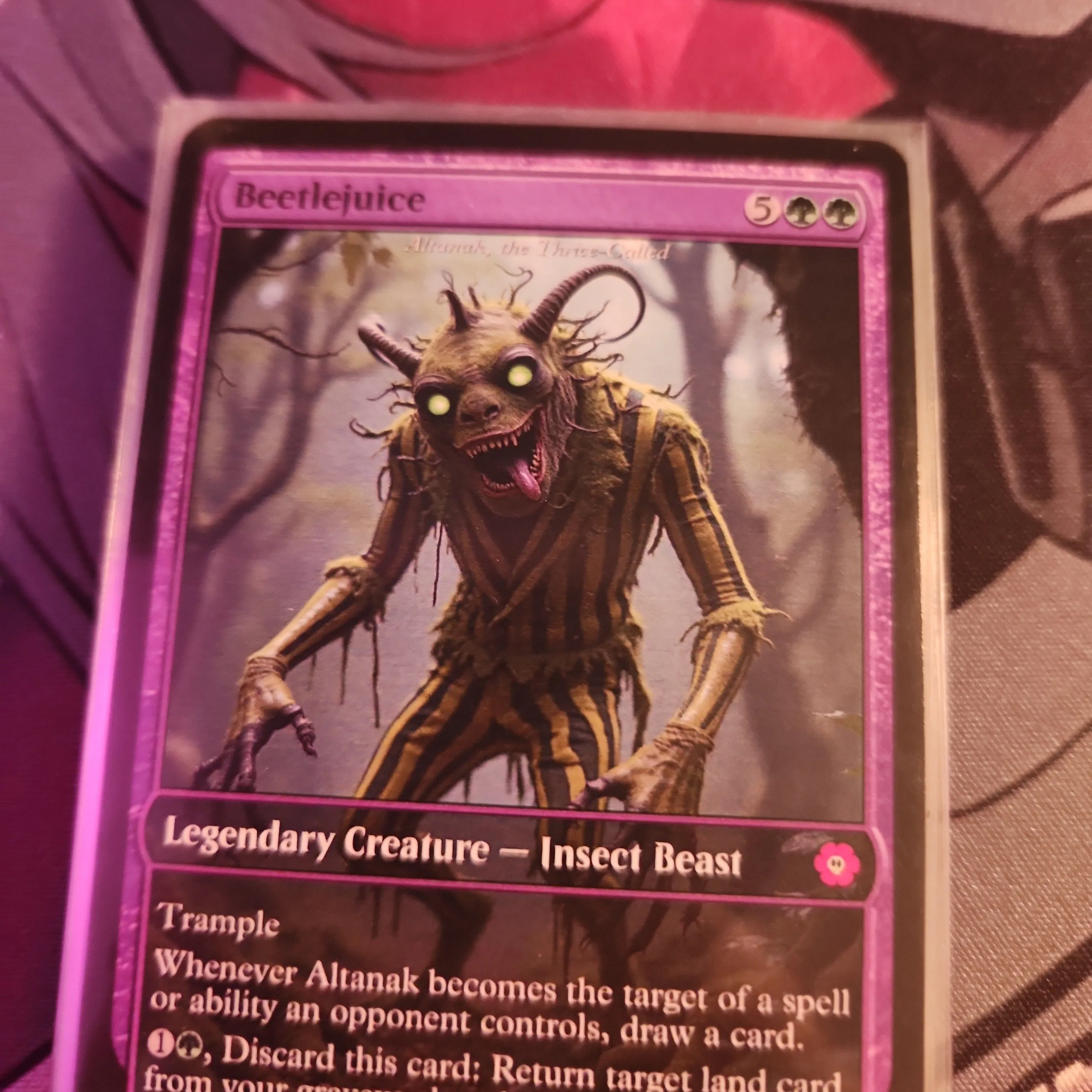 Product image for Magic / MTG - PROXY ART Beetlejuice Altanak Thrice Called C