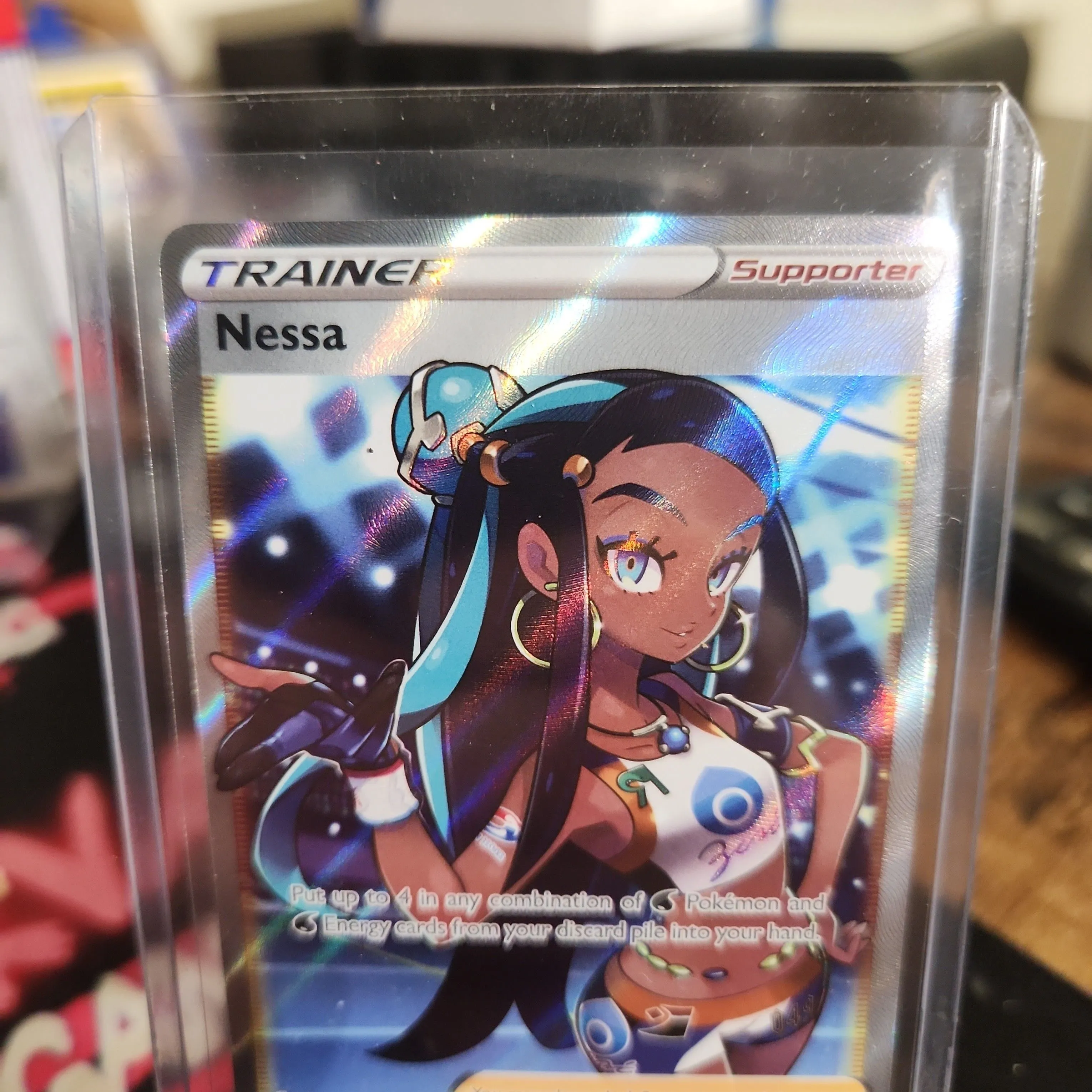 nessa pokemon card full art Nessa (Full Art) main image 0