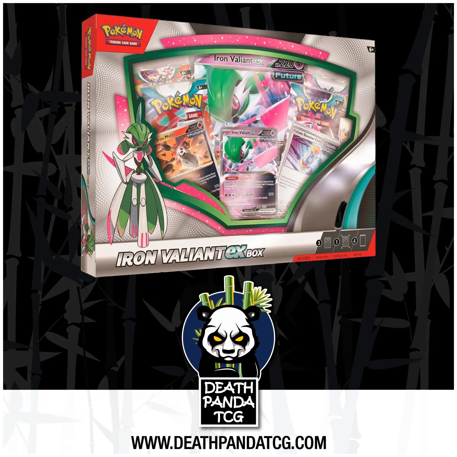iron valiant booster box Pokemon Roaring Moon ex / Iron Valiant Ex Box – Grail Collectibles AZ main image 0