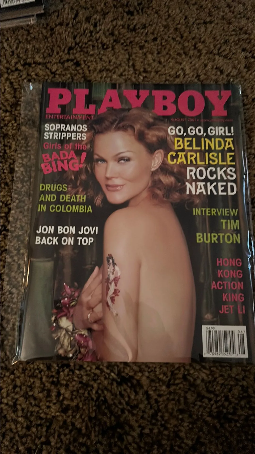 Product image for 0. $8 - Magazine: Belinda Carlisle | August 2001