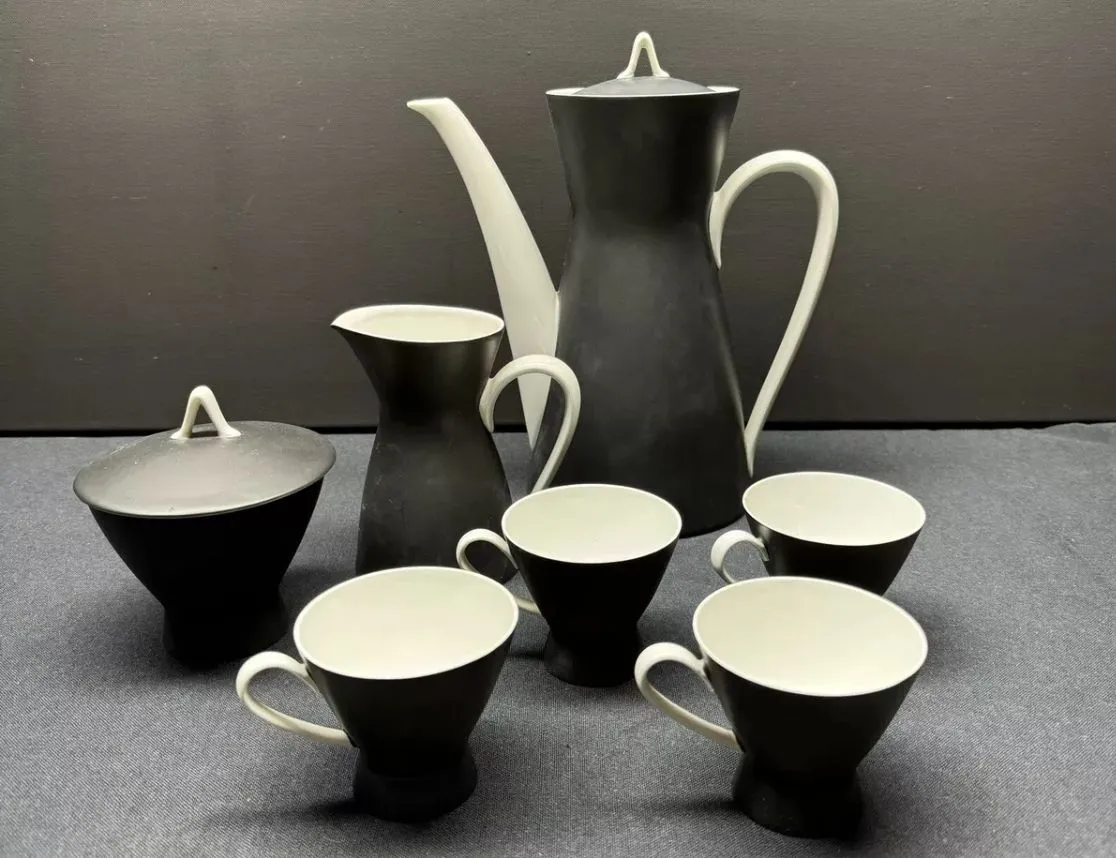 Product image for Rosenthal Vintage Germany Coffeepot Teapot Creamer Sugar Bowl and 4 Cups