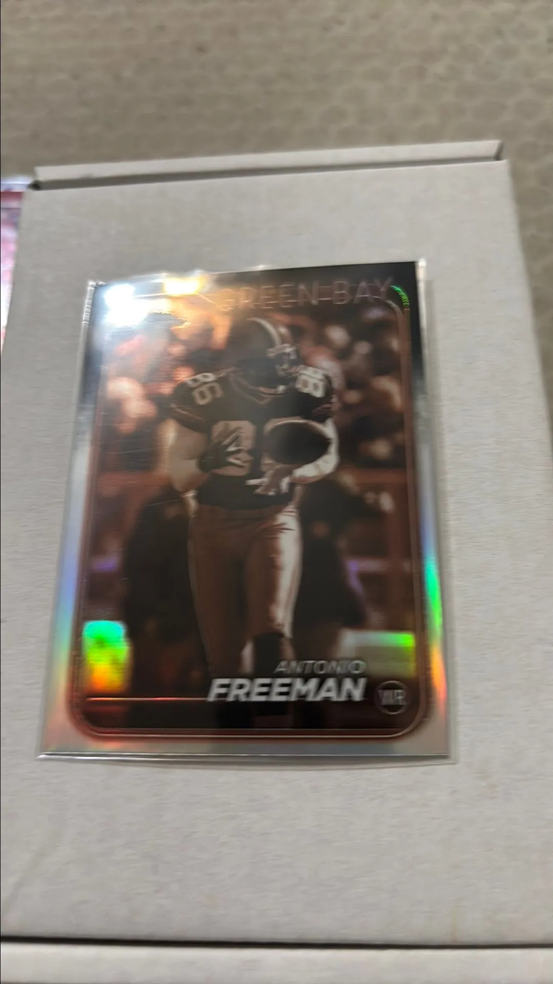 Product image for Antonio Freeman 2024 topps chrome sepia refractor Packers