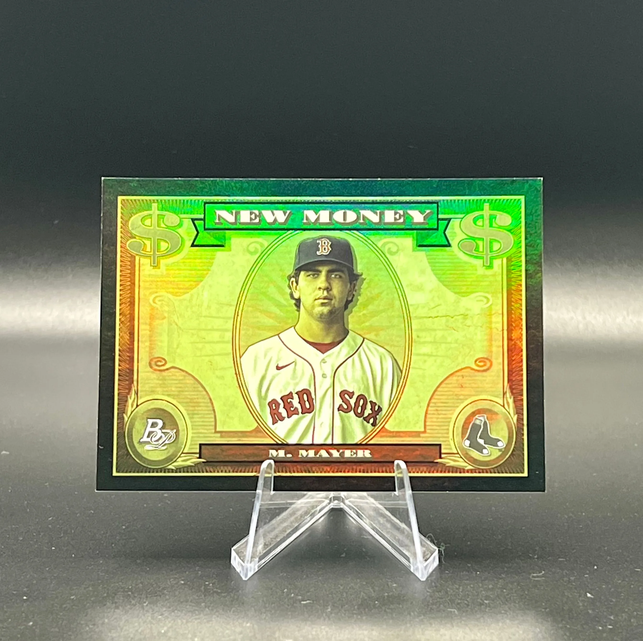 Product image for Marcelo Mayer 2023 Bowman Platinum New Money #NM-17 Boston Red Sox