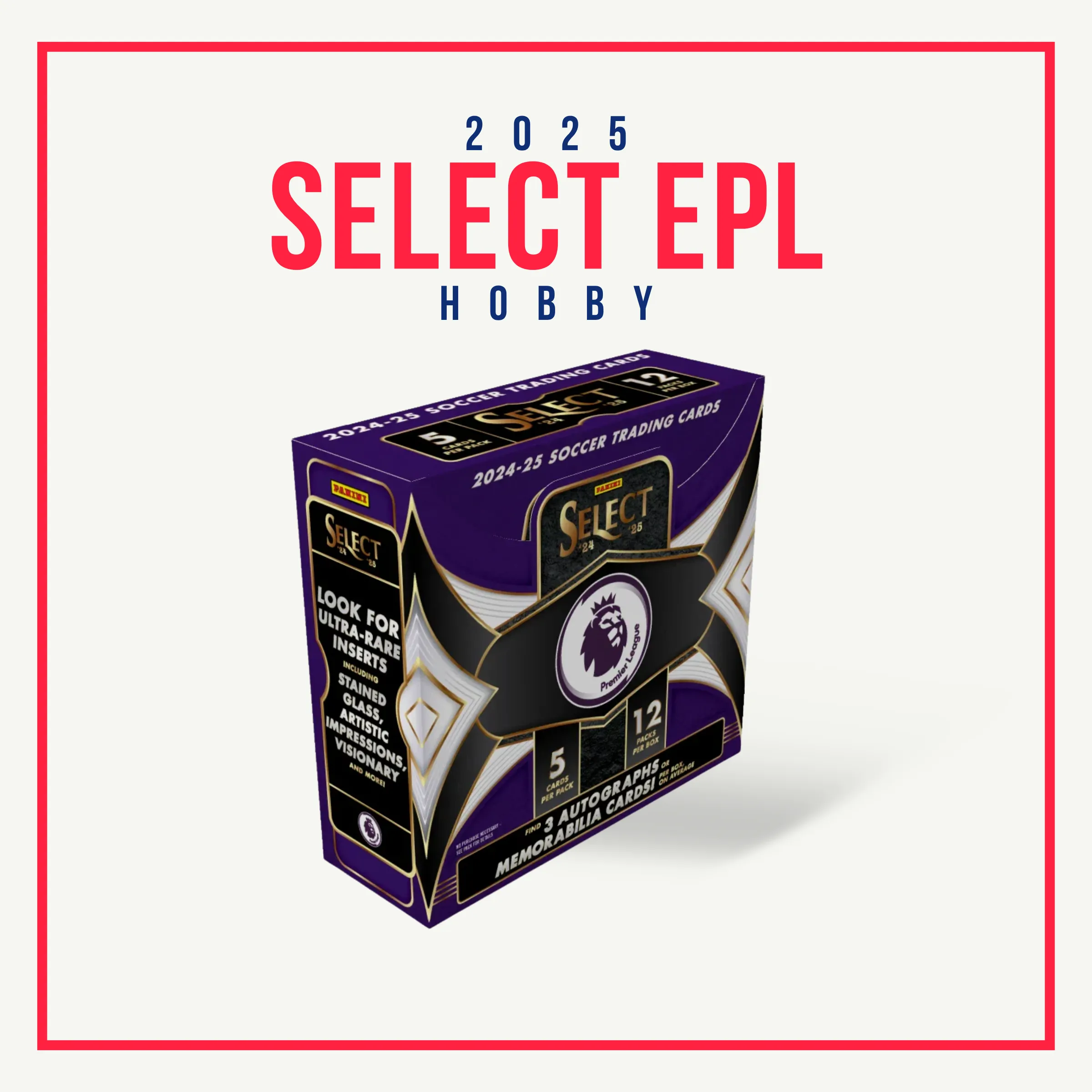 Product image for 2025 Panini Select EPL Hobby Box