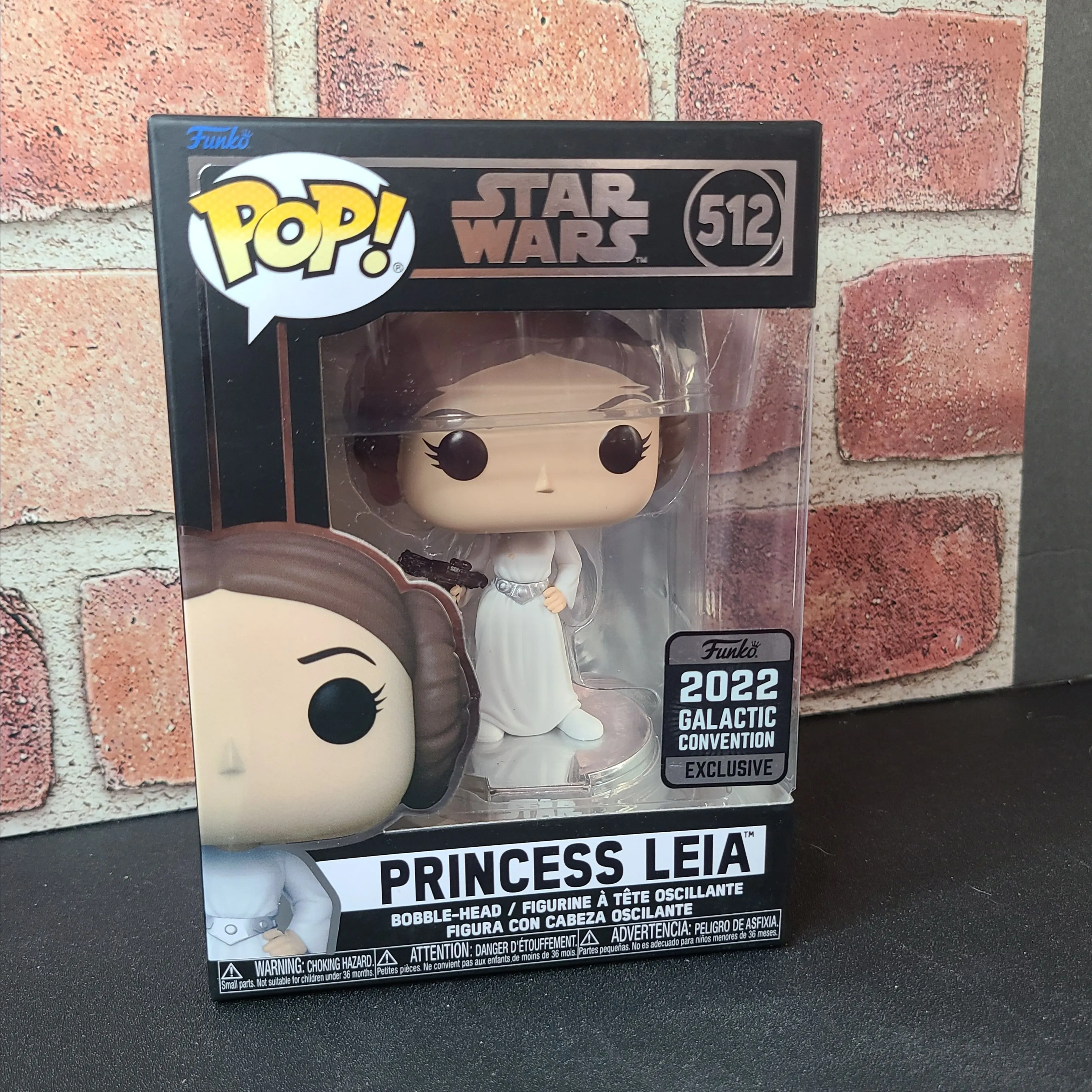 Product image for Funko Pop! #512 - Princess Leia 2022 Galactic Convention - Star Wars