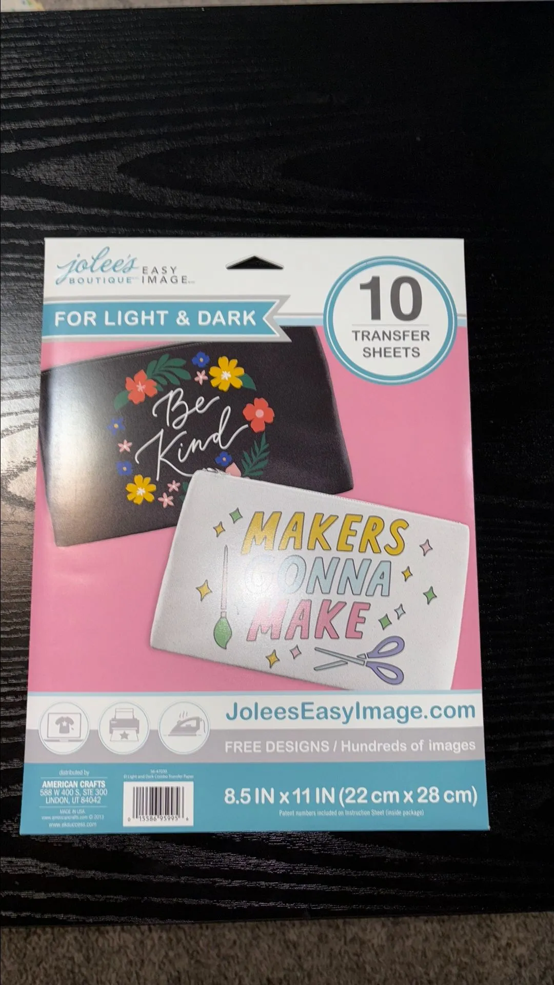 Product image for B0t1 Jolee S Boutique® Easy Image® Transfer Paper  Light & Dark