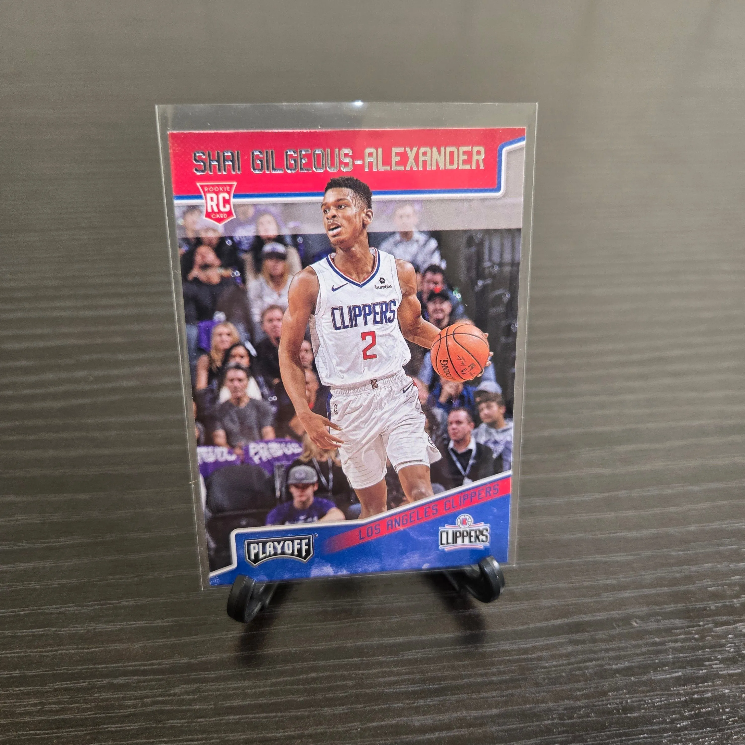 Product image for Shai Gilgeous-Alexander Rookie Clippers NBA basketball card