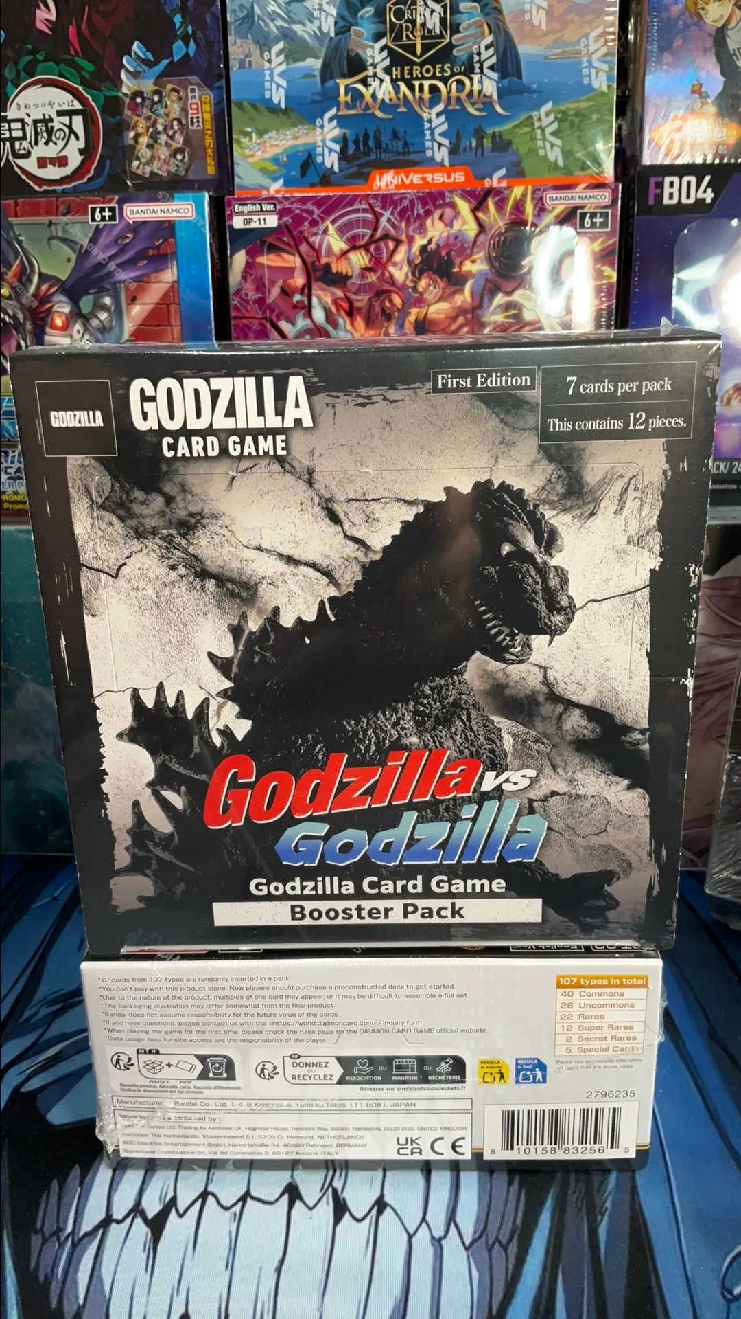 Product image for 1 Godzilla vs Godzilla Booster Box!