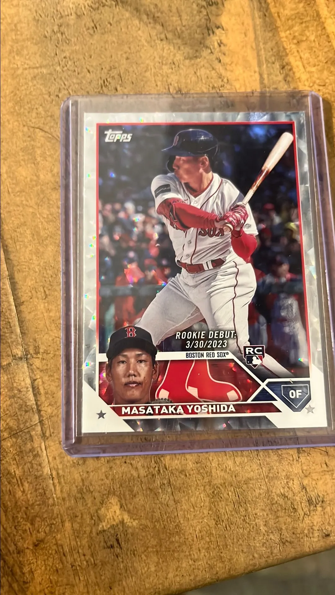 Product image for Masataka yoshida topps rc update series foil board us5