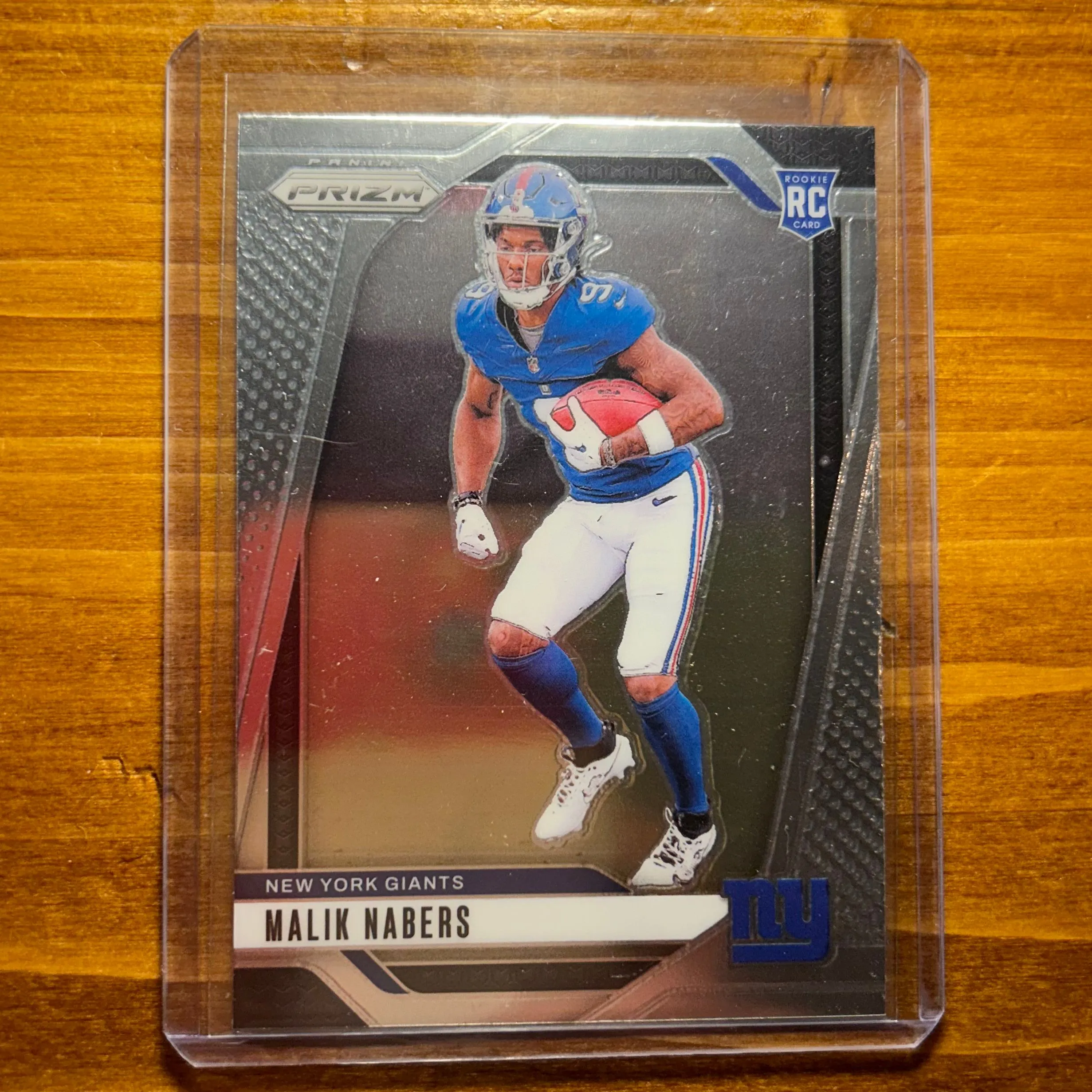 Product image for Malik Nabers - 2024 Panini Prizm Rookie (RC) #370 - New York Giants
