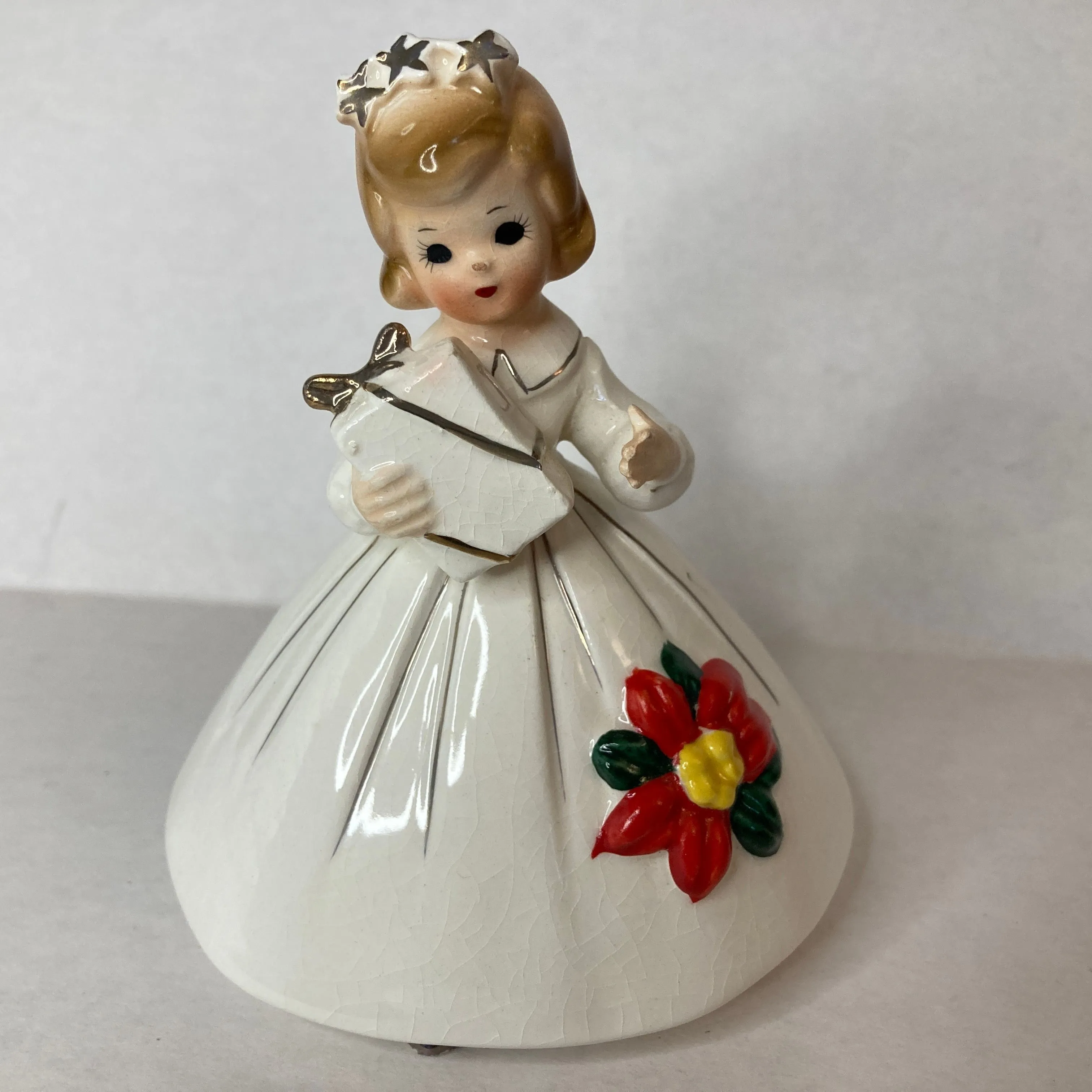 Product image for Vintage Josef Originals Christmas Angel Ceramic Japan