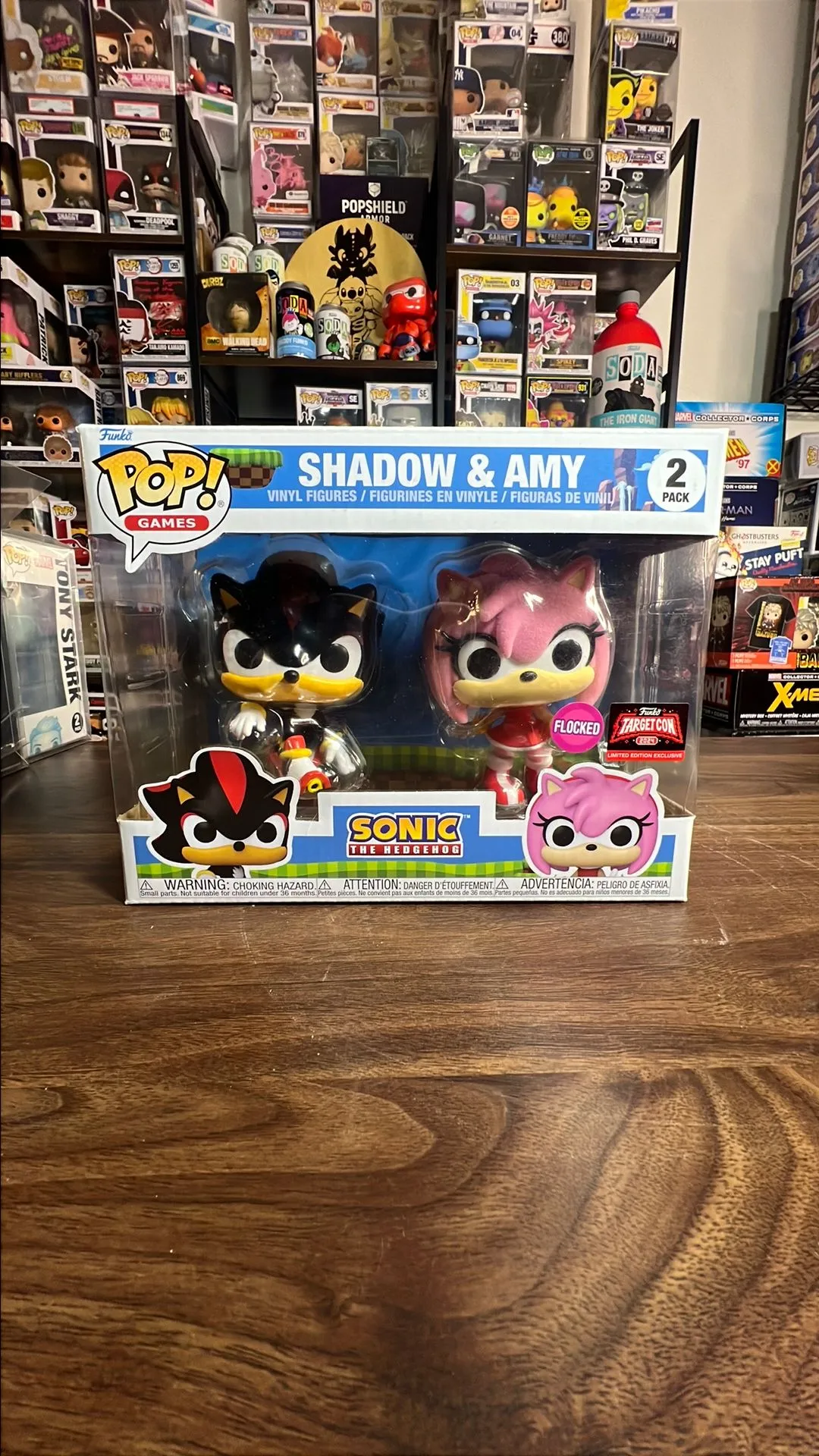 Product image for Shadow and Amy Sonic the Hedgehog 2 Pack