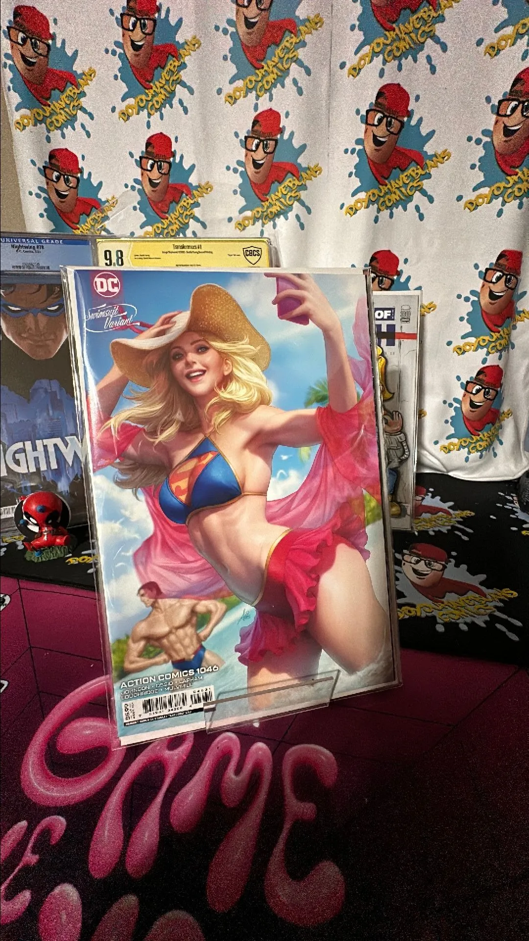 Product image for Action Comics 1046 swimsuit variant (Artgerm cvr)