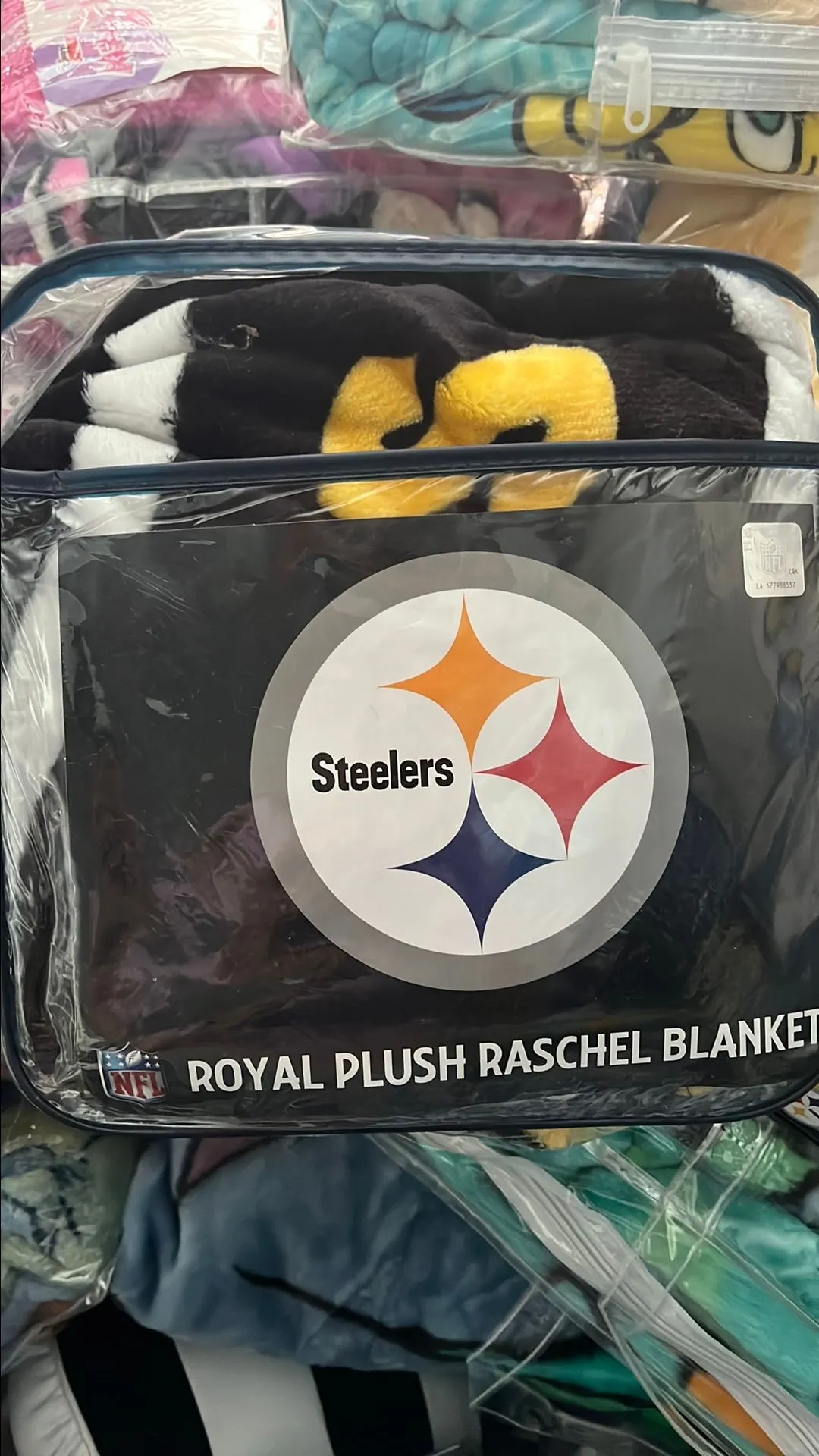 Product image for Steelers twin blanket