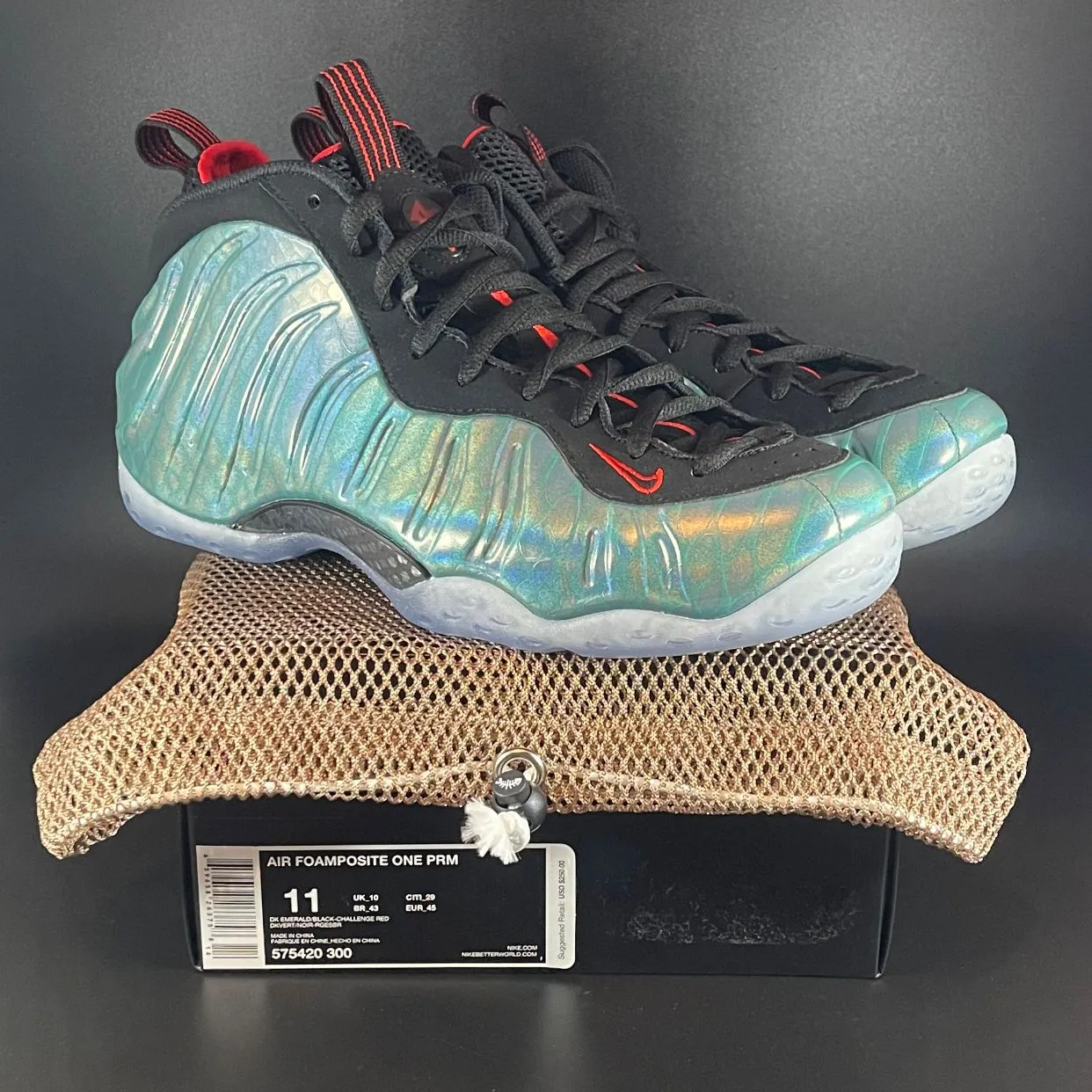 Product image for Size 11 - Nike Air Foamposite One “Gone Fishing” Mens 575420-300
