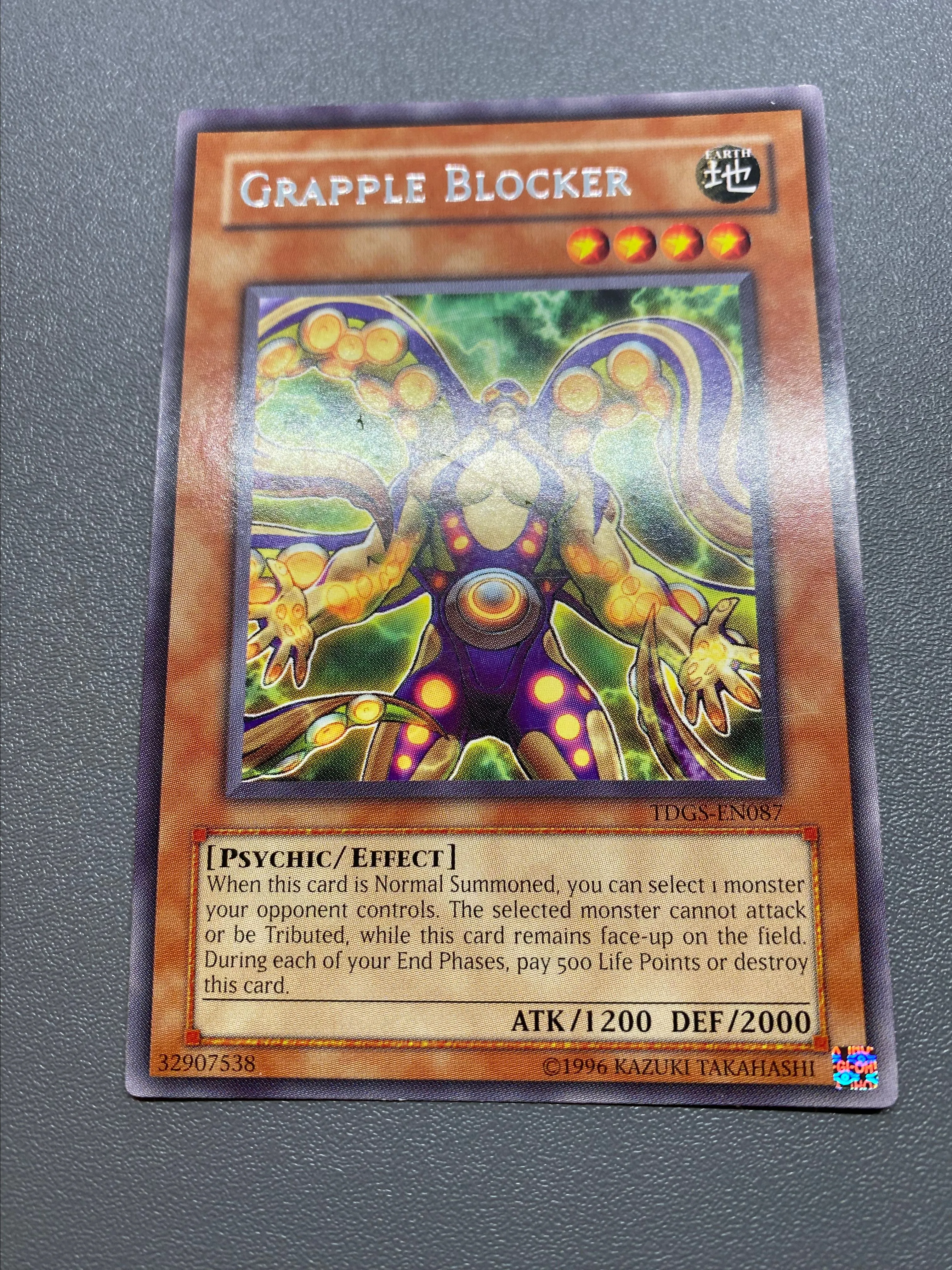 Product image for Yu-Gi-Oh! Grapple Blocker Rare Unlimited TDGS-EN087 HP