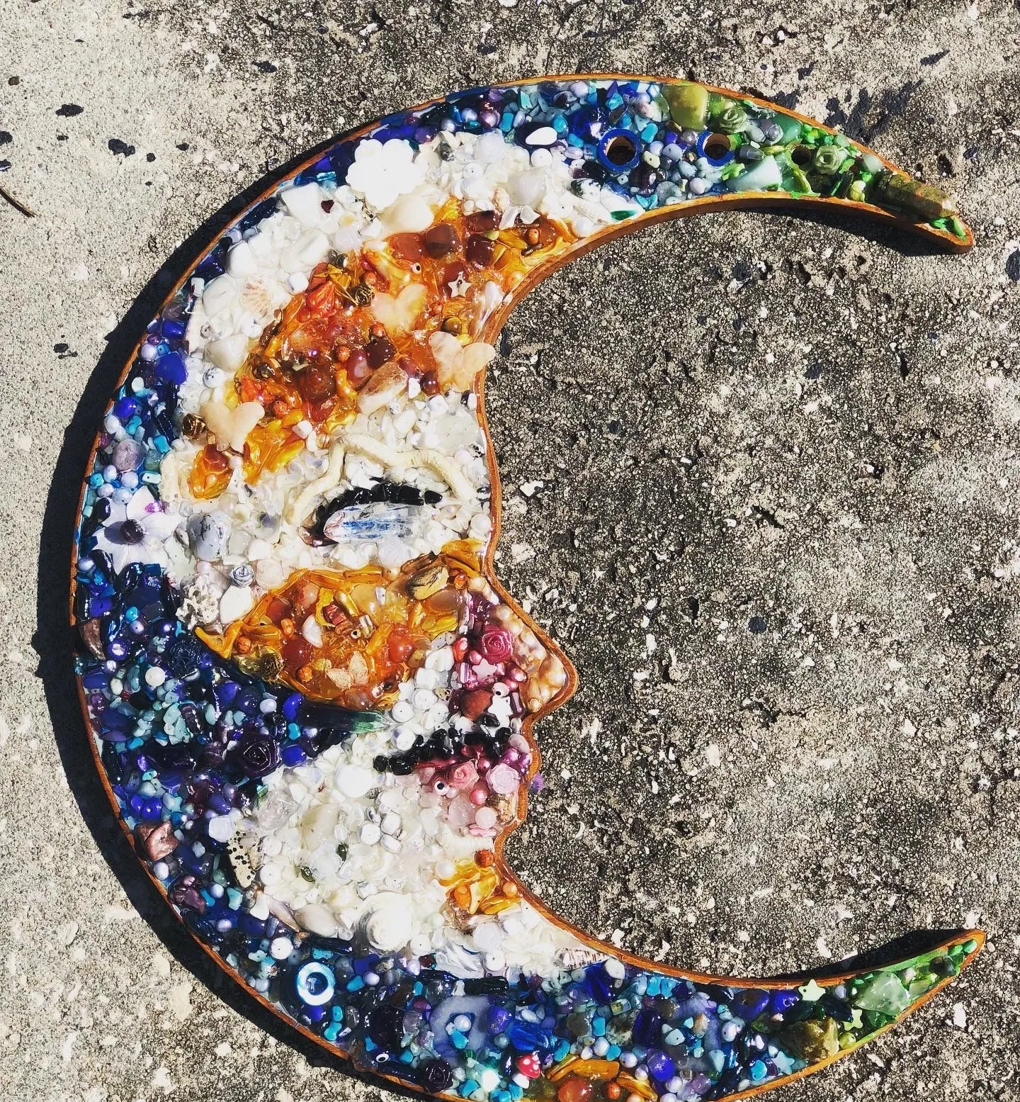 Product image for Handmade Crystal Crescent moon 🌙