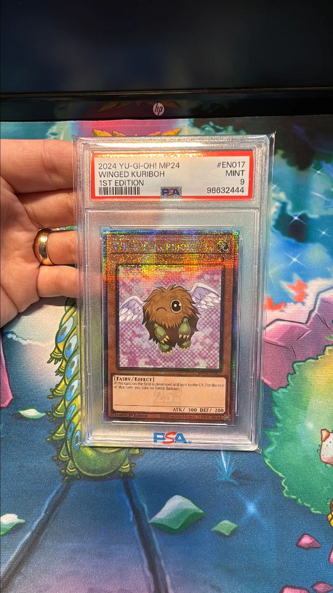 Product image for 2024 Yu-Gi-Oh! Mp24-25Th Anniversary Tin: Dueling Mirrors Winged Kuriboh 1St Edition PSA MINT 9