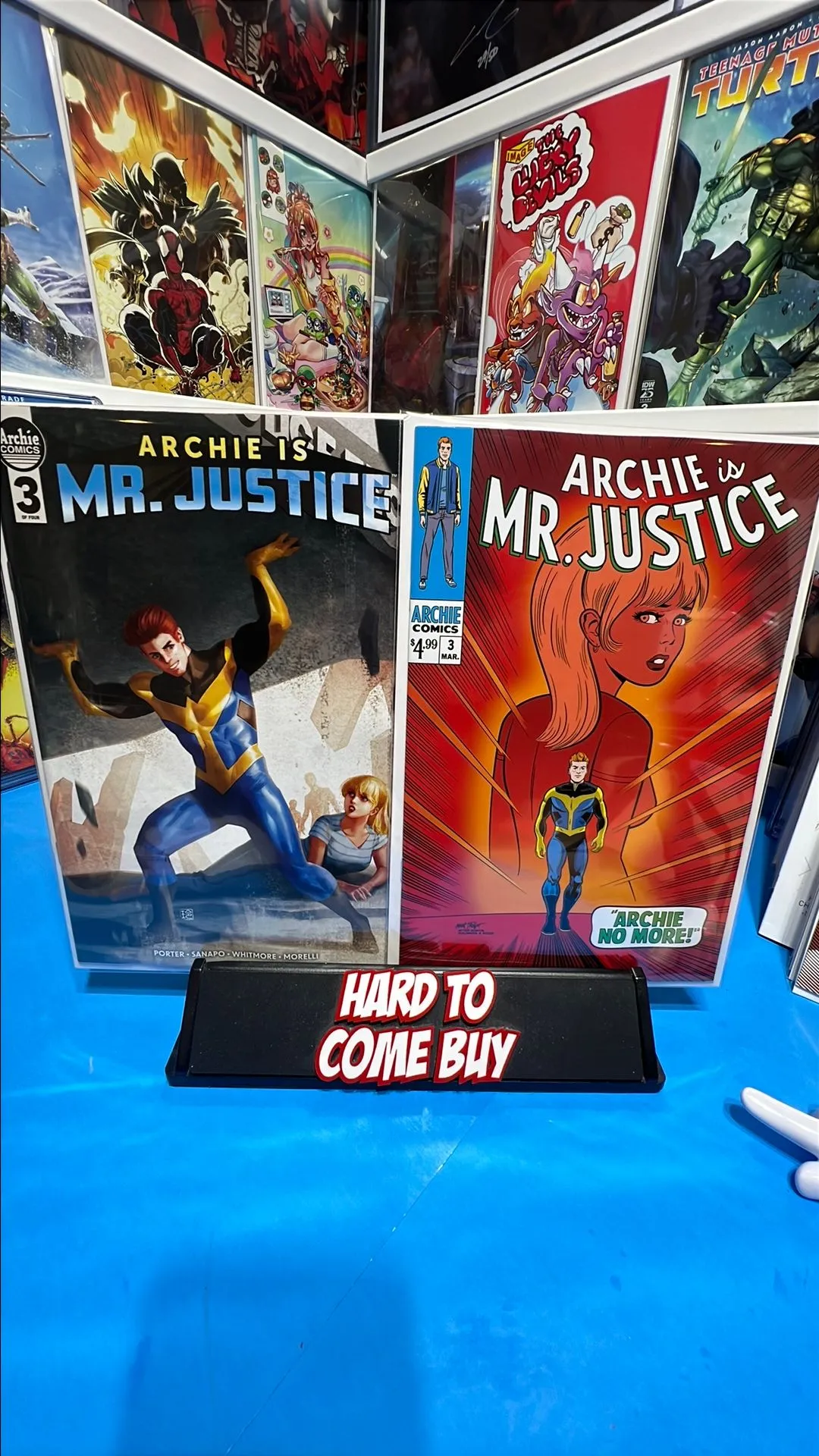 Product image for NCBD - Archie Mr Justice 3 - 2 cover homage set